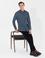 Lacivert Slim Fit Kanvas Pantolon