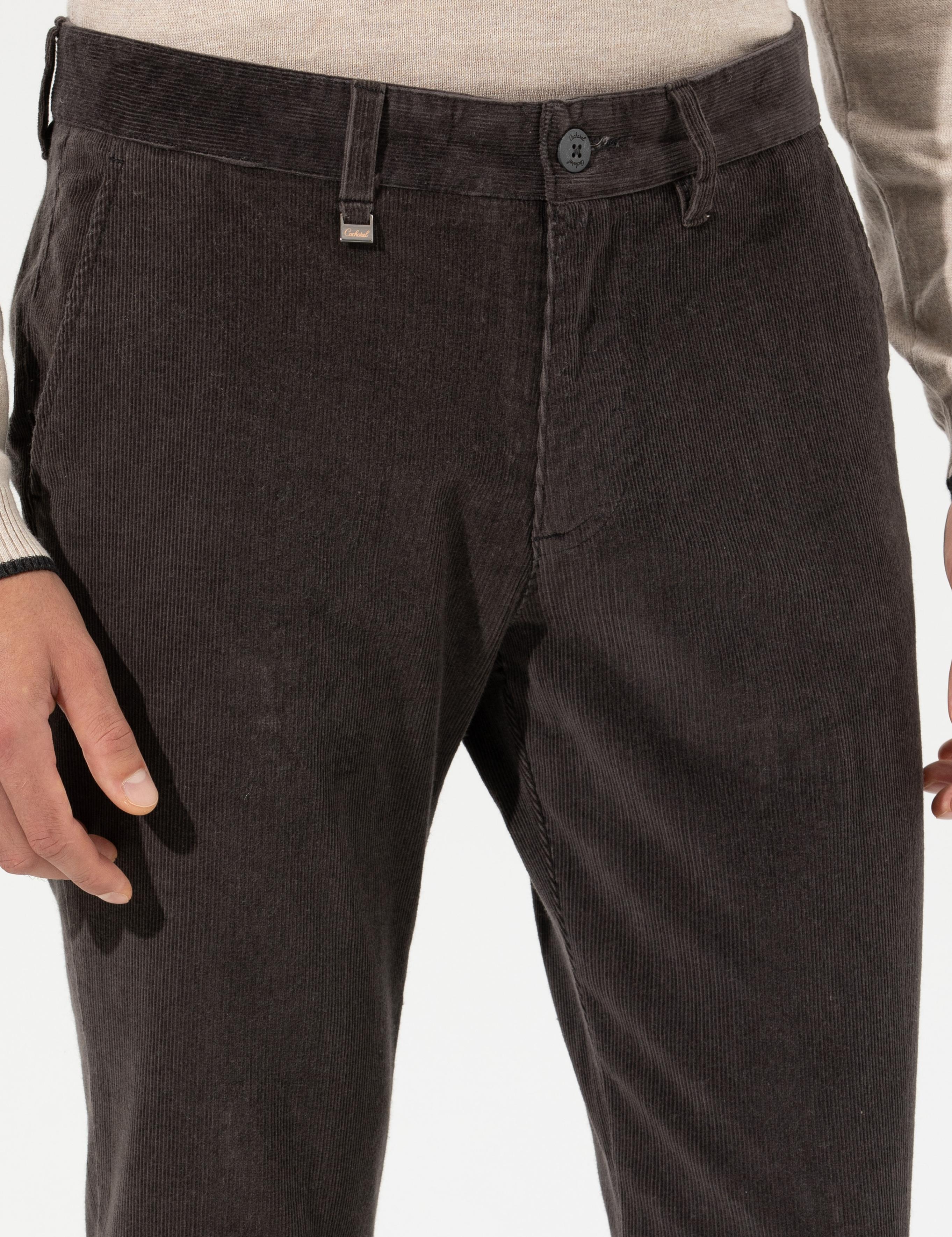 Haki Slim Fit Kanvas Pantolon - 50259416337
