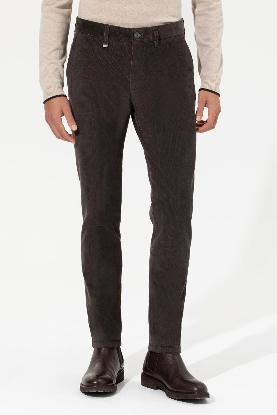 Haki Slim Fit Kanvas Pantolon - 50259416337