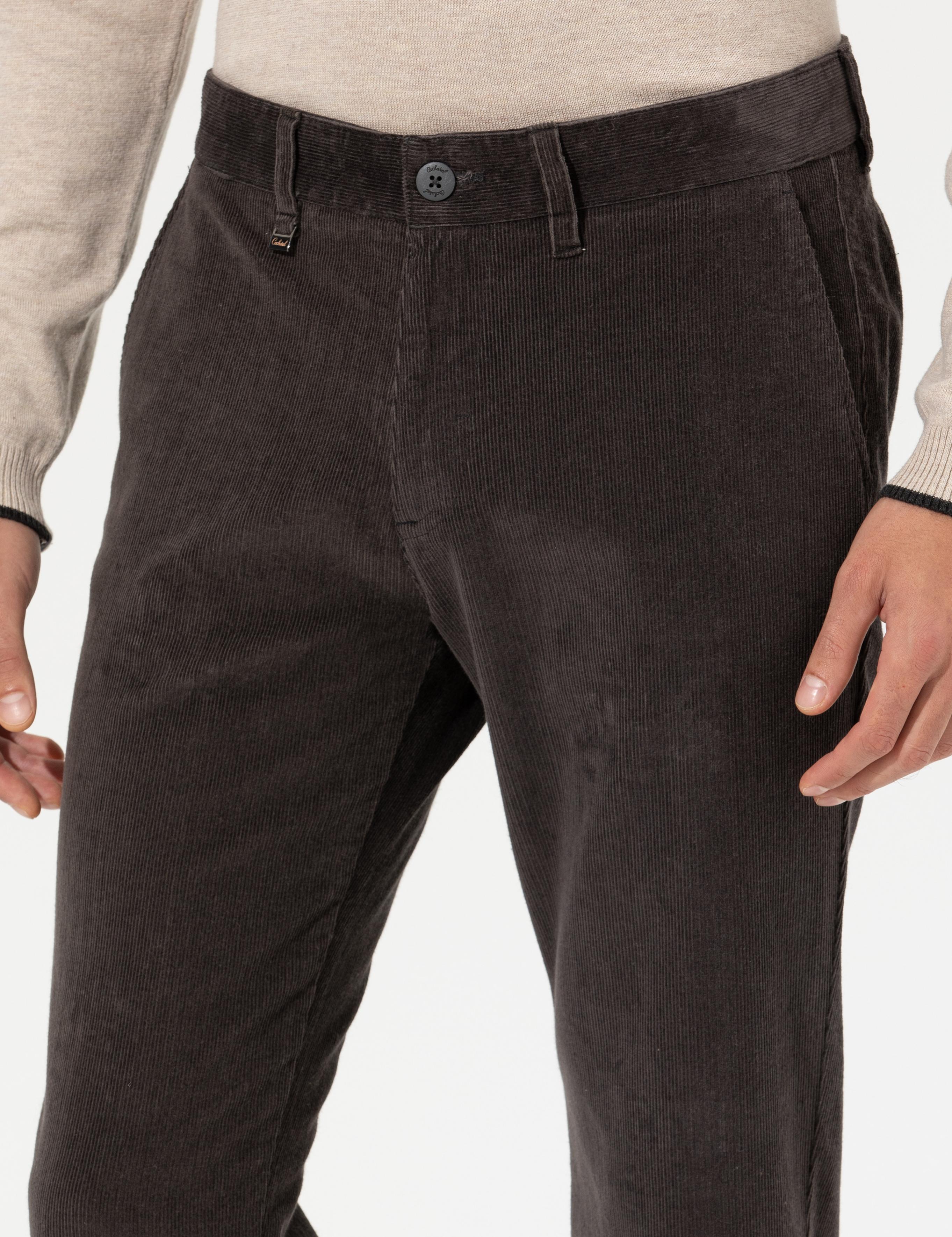 Haki Slim Fit Kanvas Pantolon - 50259416337