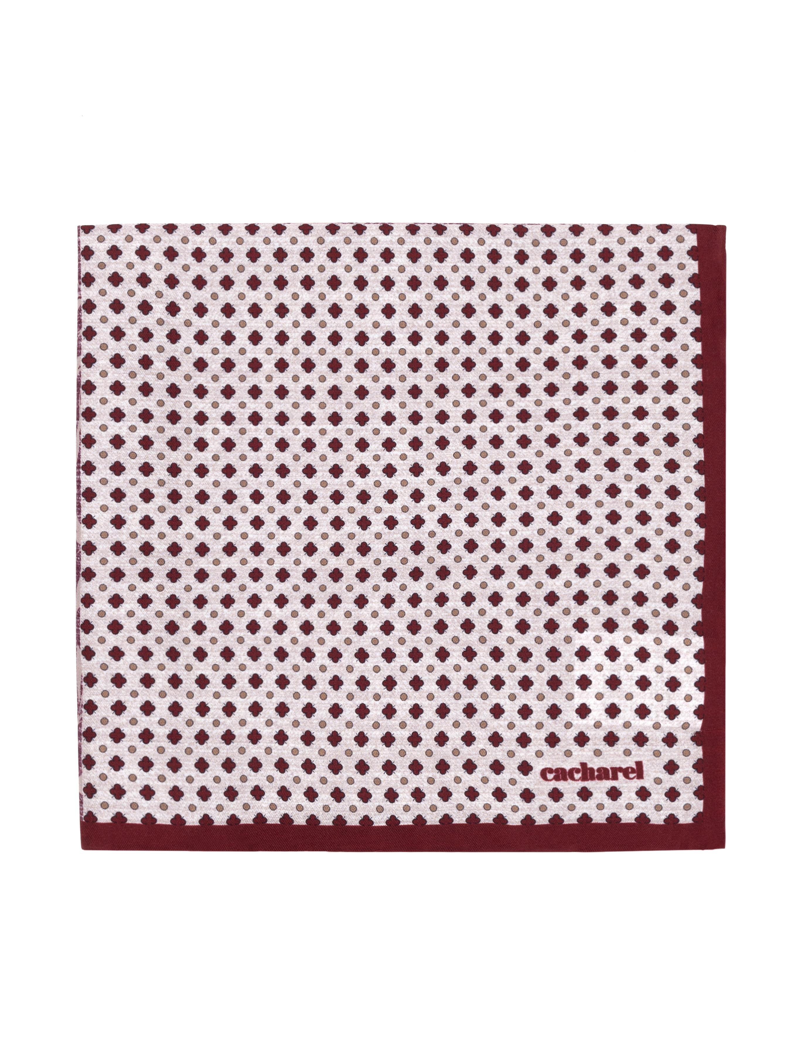 Bordo İpek Mendil - 50289985001
