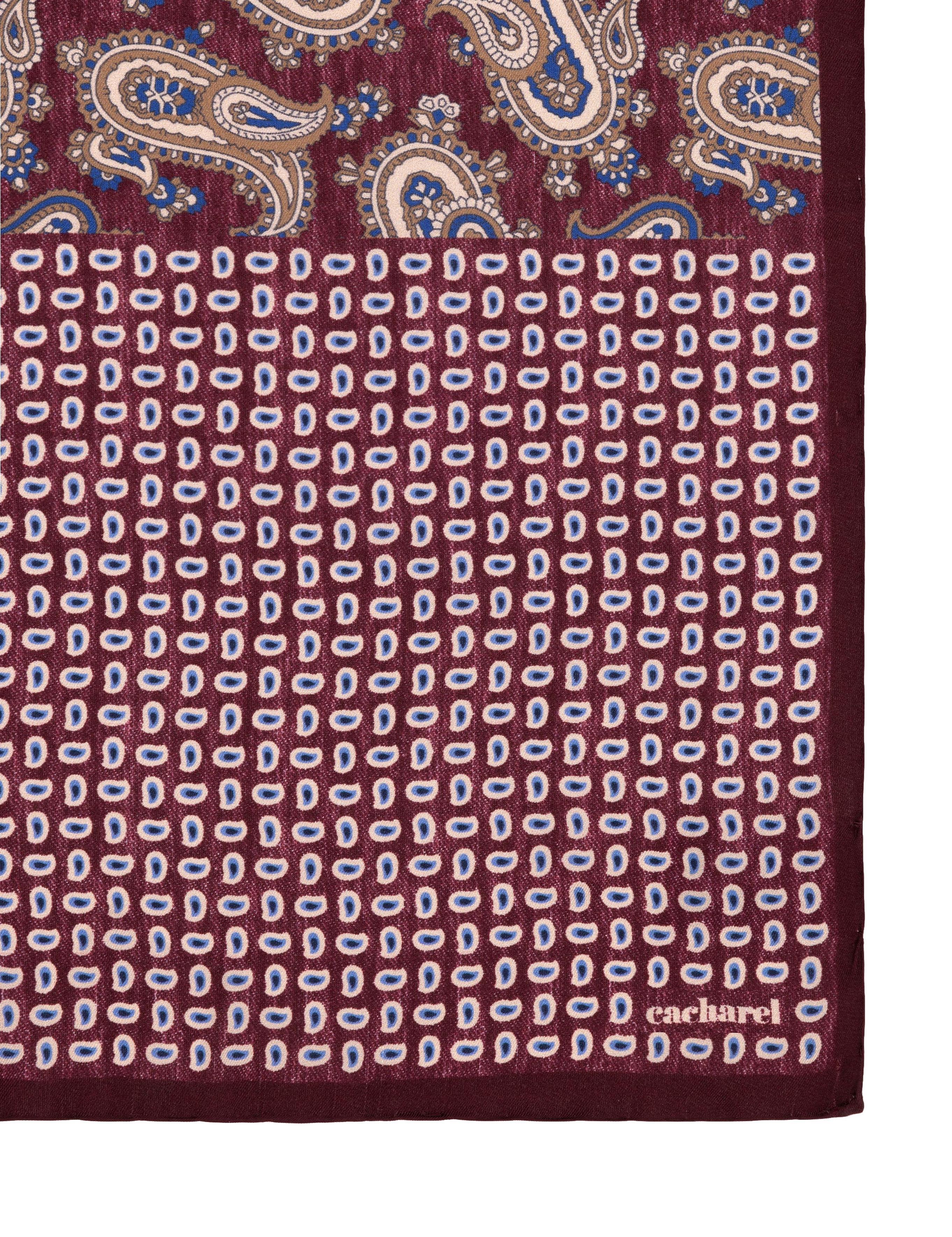 Bordo İpek Mendil - 50289780002