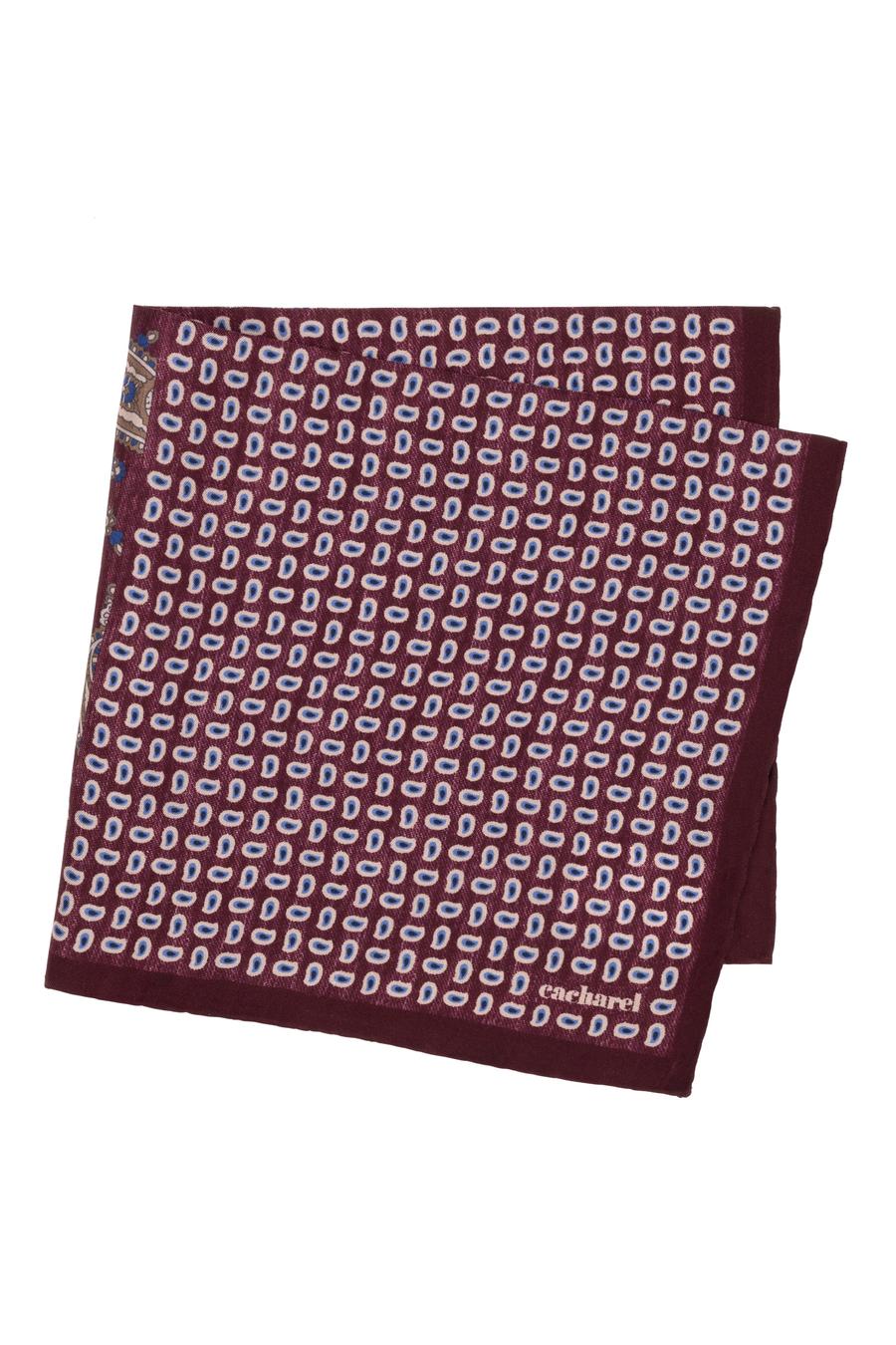 Bordo İpek Mendil - 50289780002