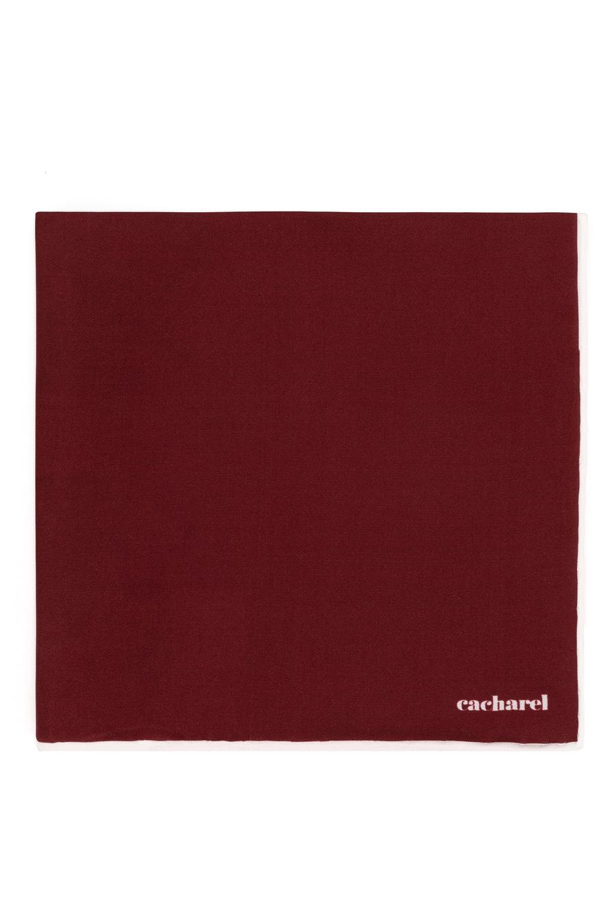 Bordo İpek Mendil - 50289778004