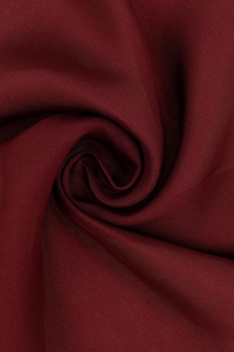 Bordo İpek Mendil - 50289778004