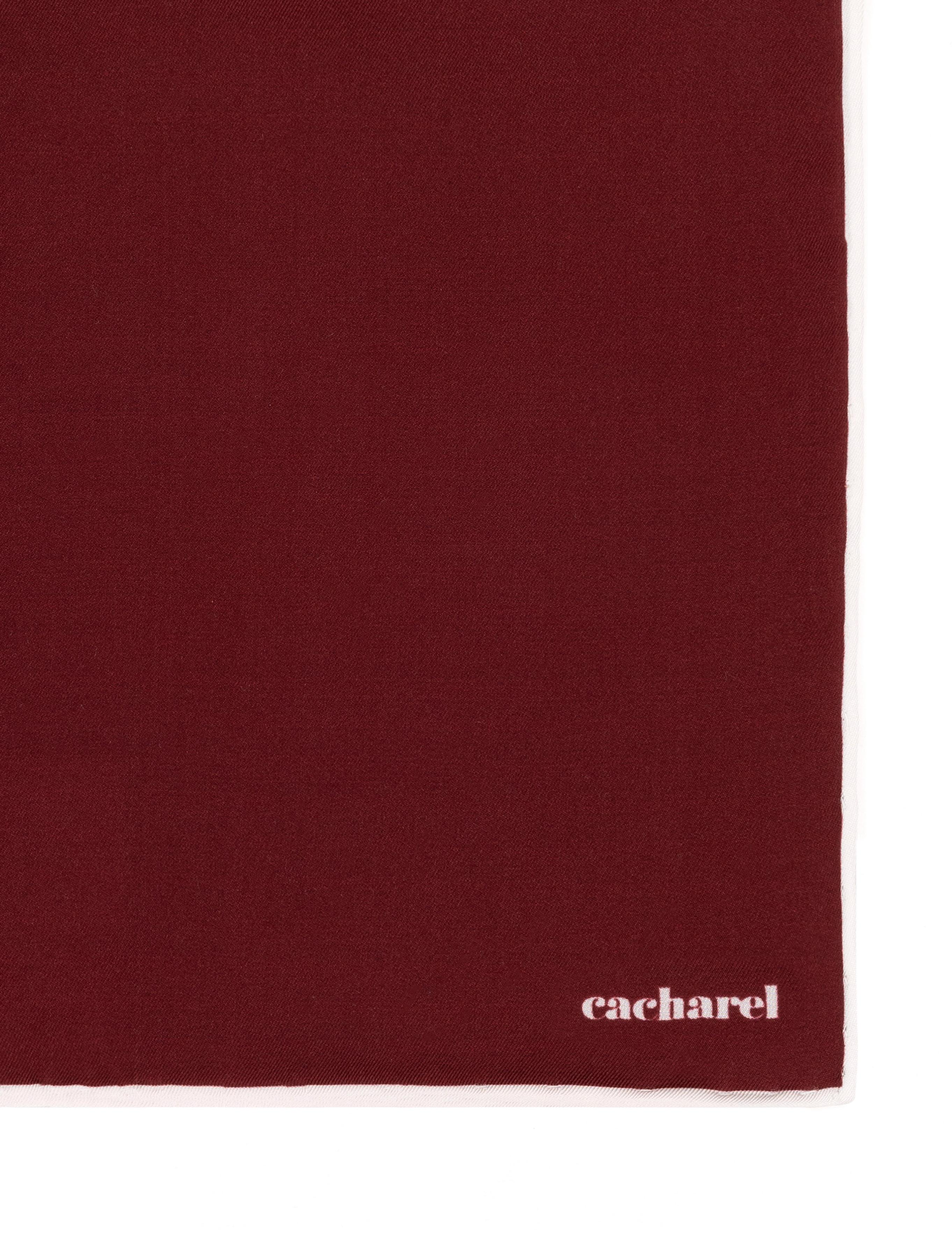 Bordo İpek Mendil - 50289778004