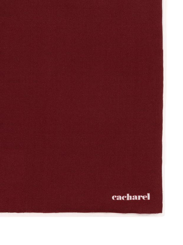 Bordo İpek Mendil