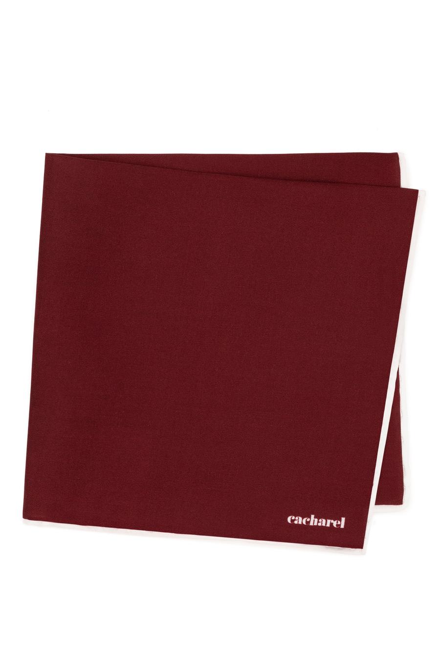 Bordo İpek Mendil - 50289778004
