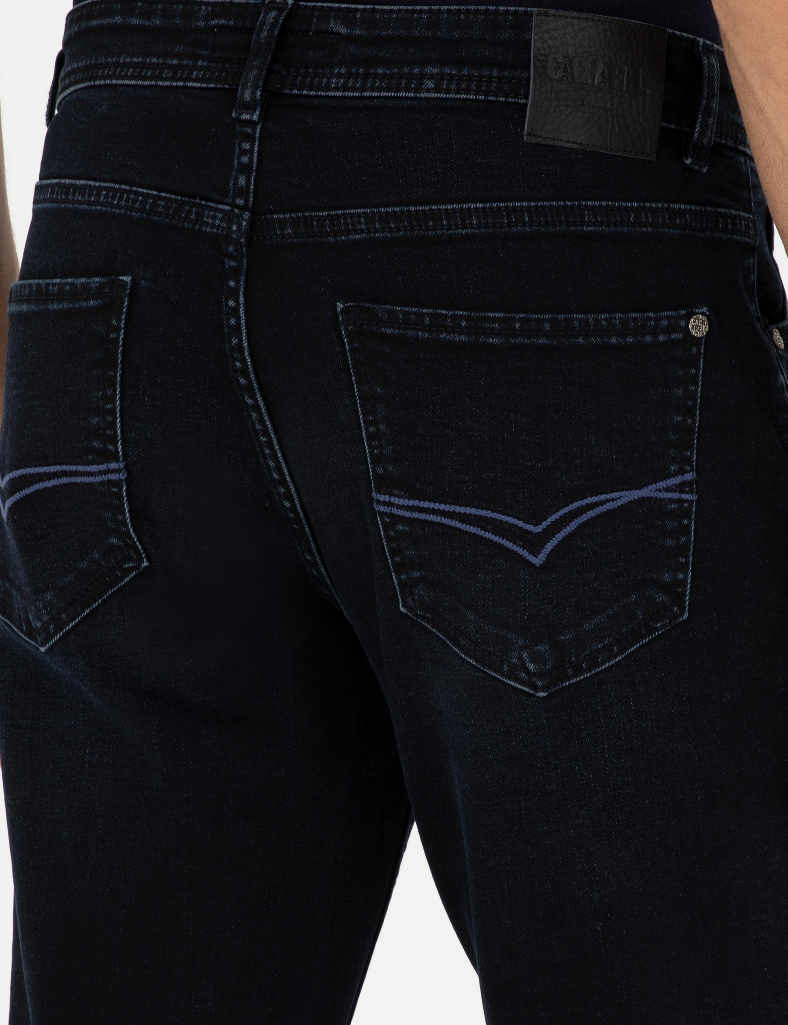 Açık Lacivert Slim Fit Pamuk Karışımlı Jean Pantolon - 50294068062