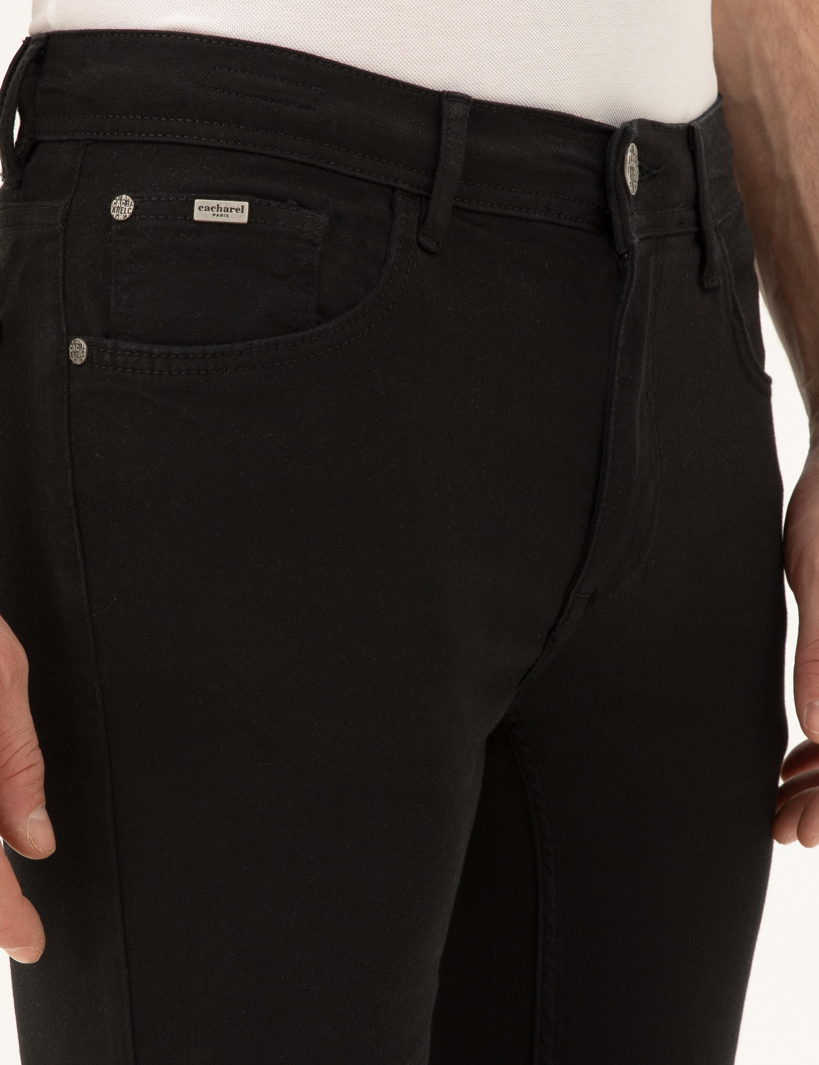 Siyah Slim Fit Pamuk Karışımlı Jean Pantolon - 50287090042