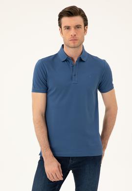 İndigo Slim Fit Polo Yaka Merserize T-shirt