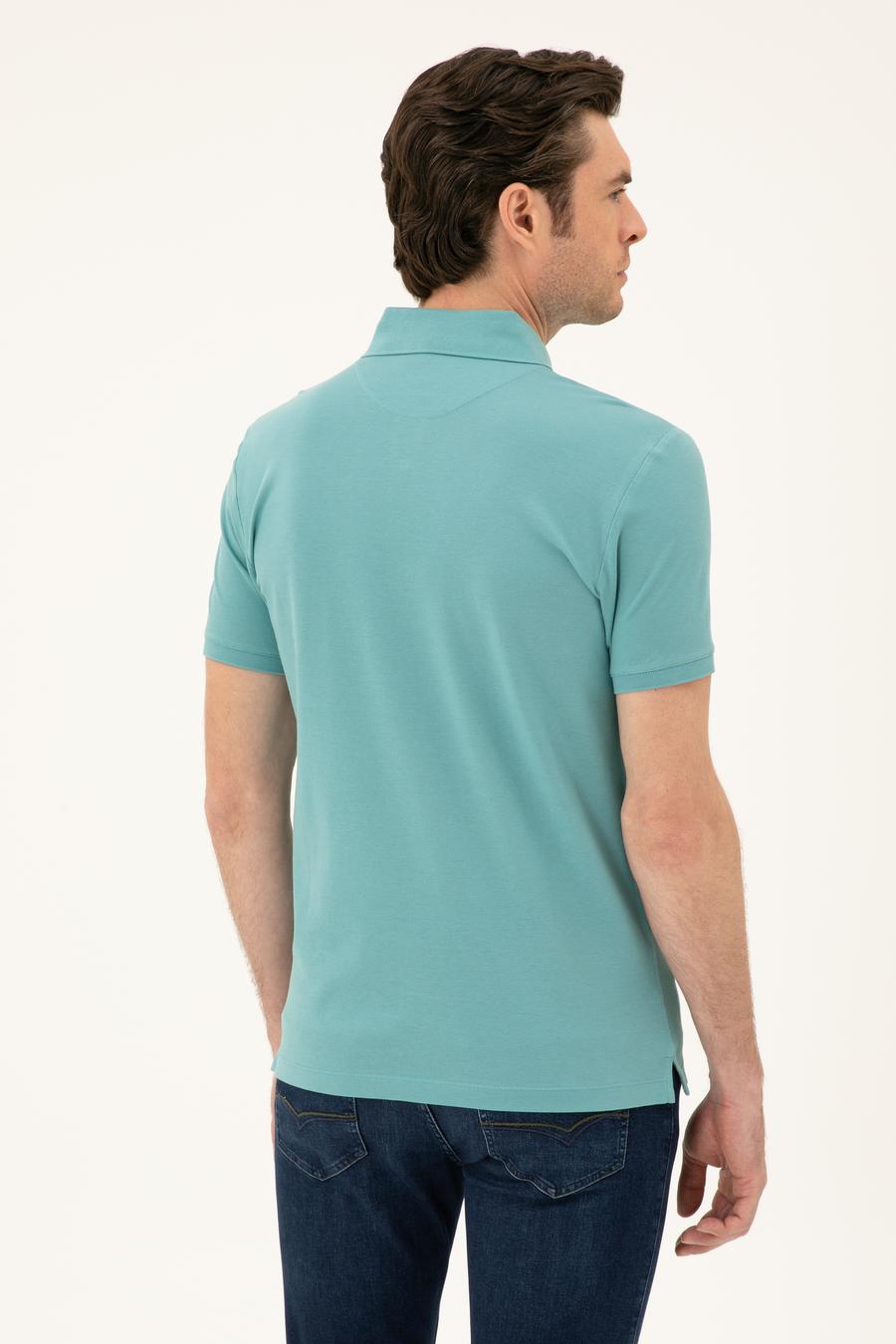 Mint Melanj Slim Fit Polo Yaka Merserize T-shirt - 50284769390