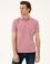 Gül Kurusu Slim Fit Polo Yaka Merserize T-shirt