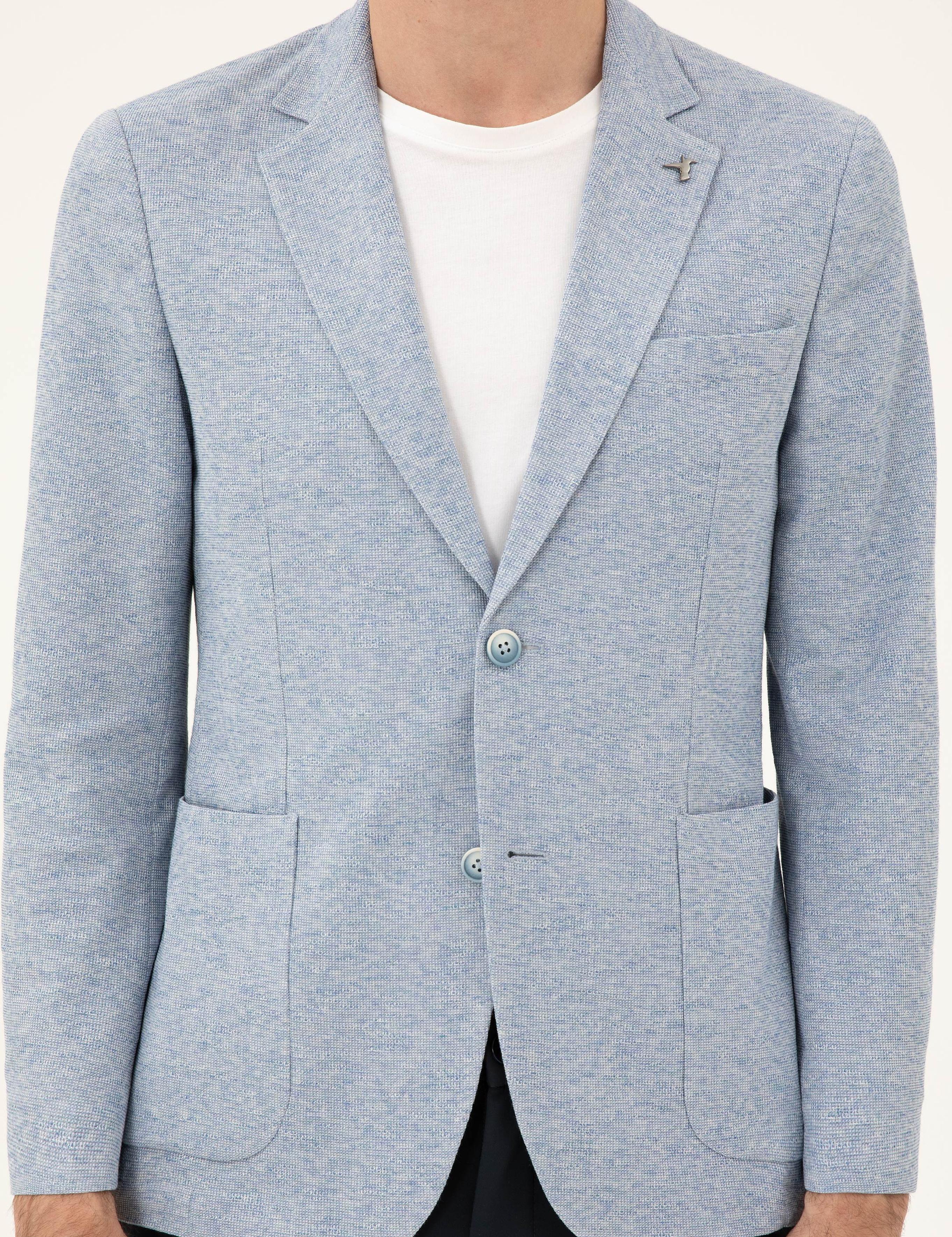 Açık Mavi Slim Fit Pamuk Karışımlı - 50285251131