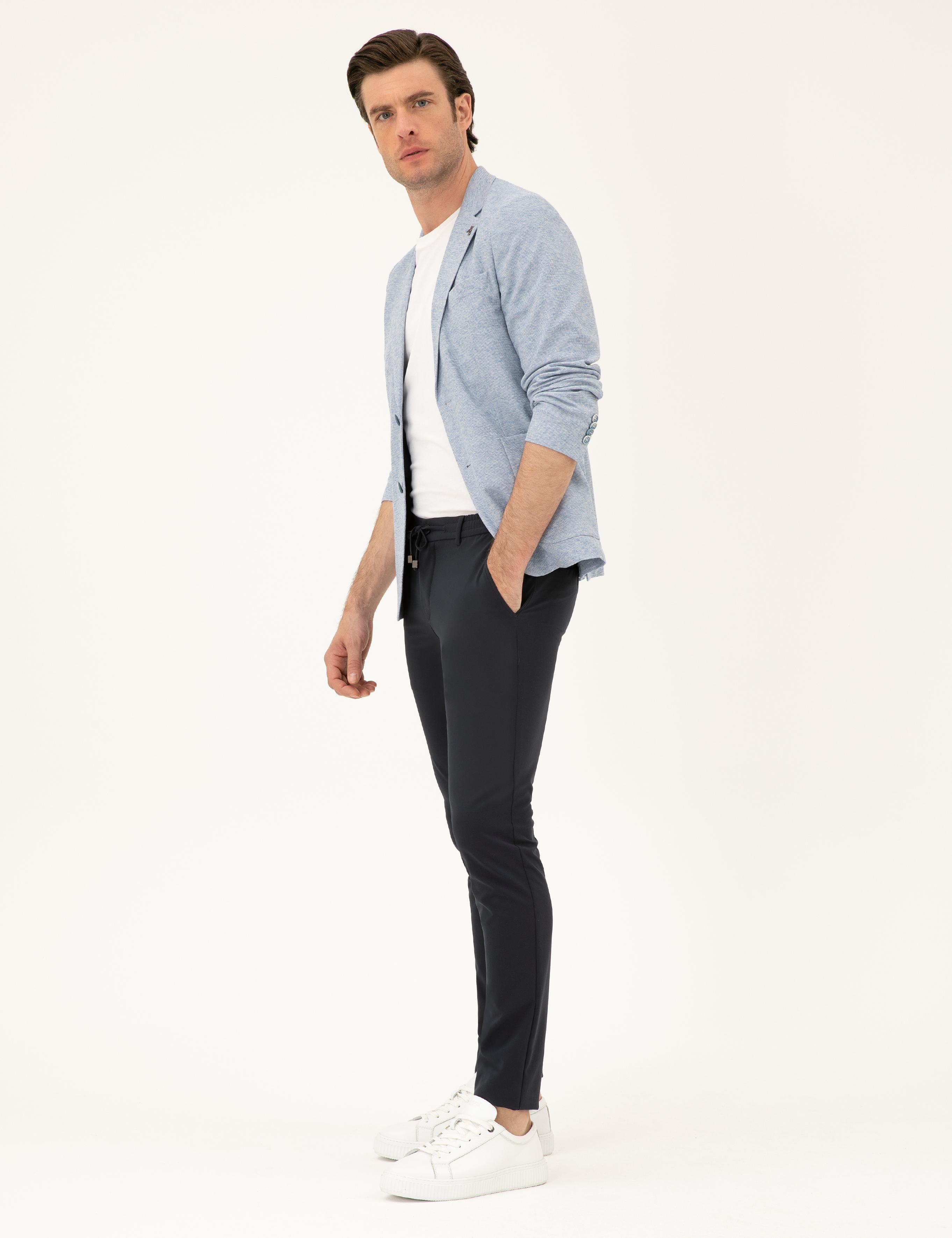 Açık Mavi Slim Fit Pamuk Karışımlı - 50285251131