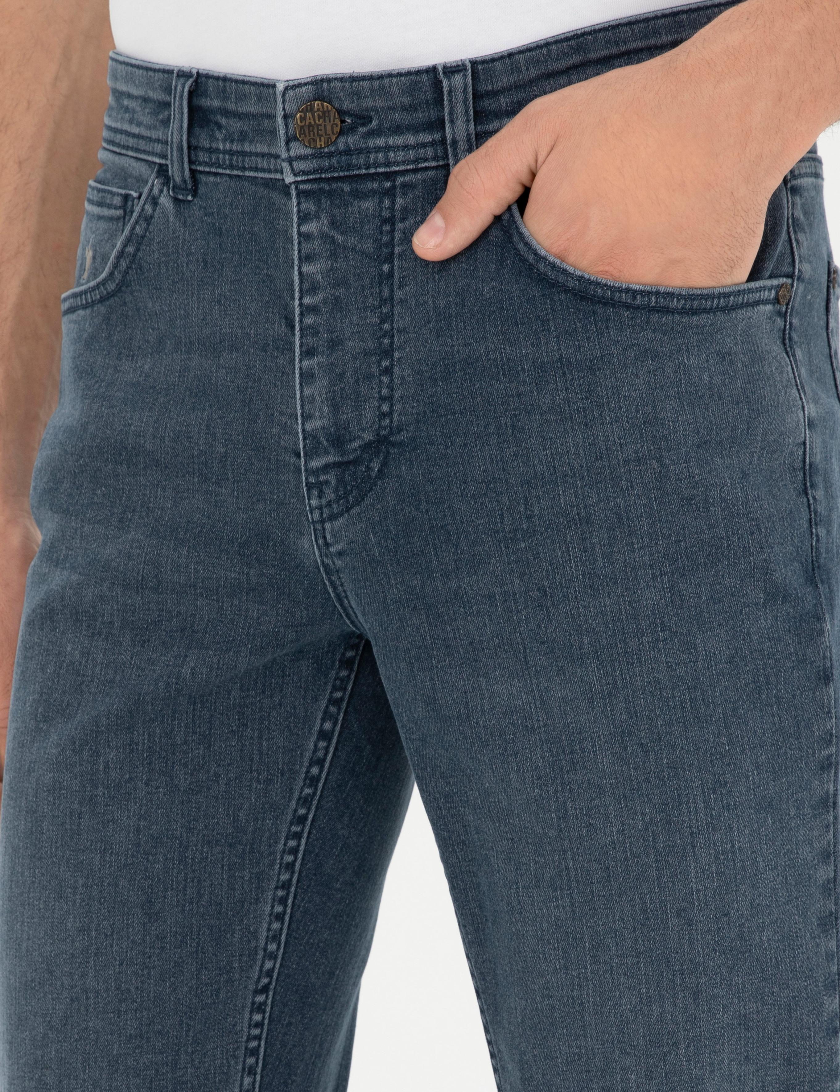 Açık Mavi Slim Fit Pamuklu Jean Pantolon - 50293998072