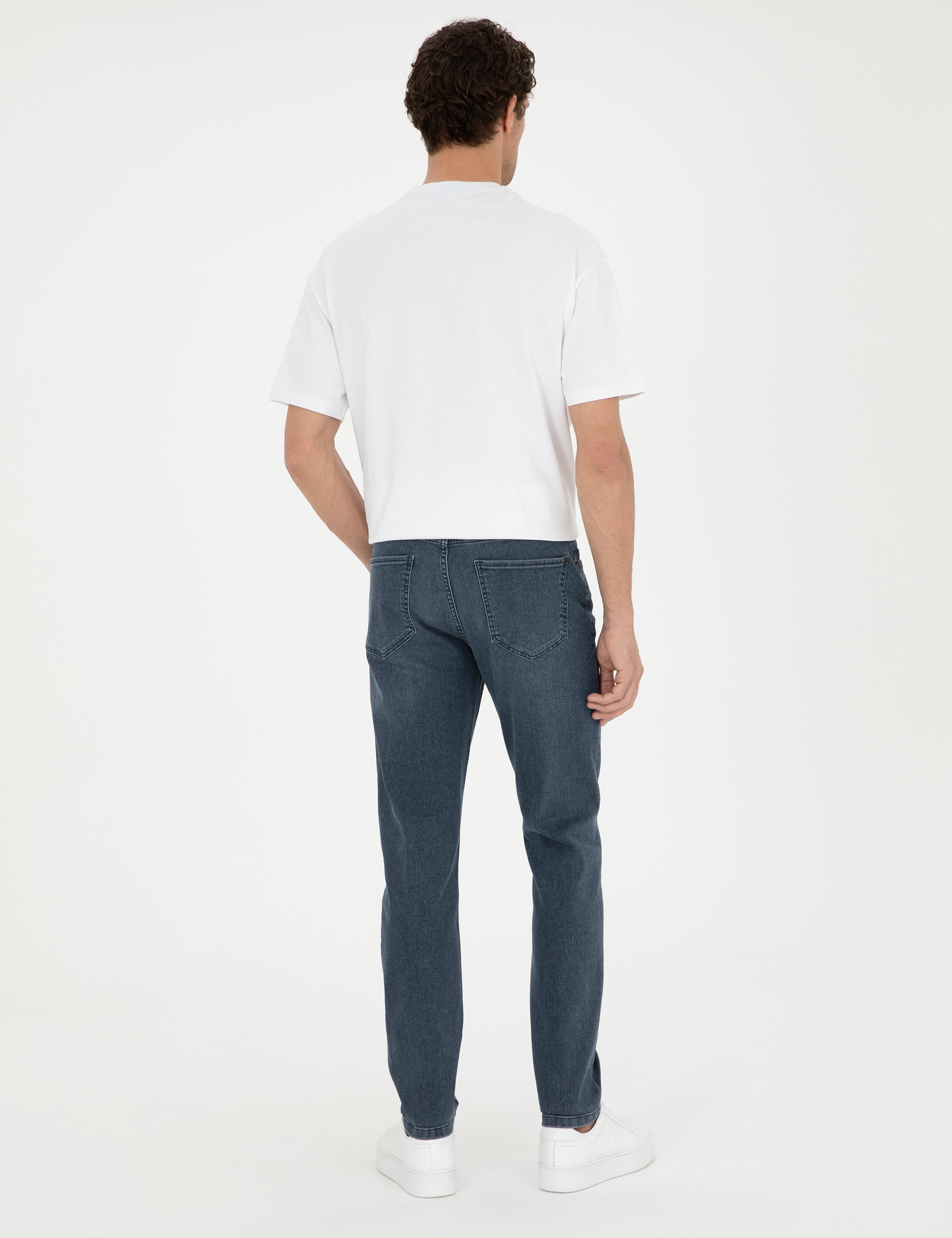 Açık Mavi Slim Fit Pamuklu Jean Pantolon - 50293998072