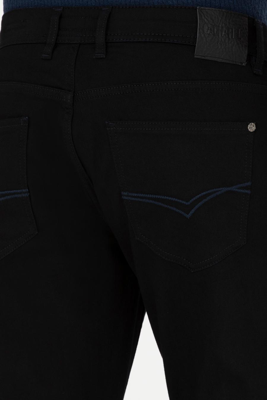 Koyu Lacivert Slim Fit Pamuklu Jean Pantolon - 50294027077
