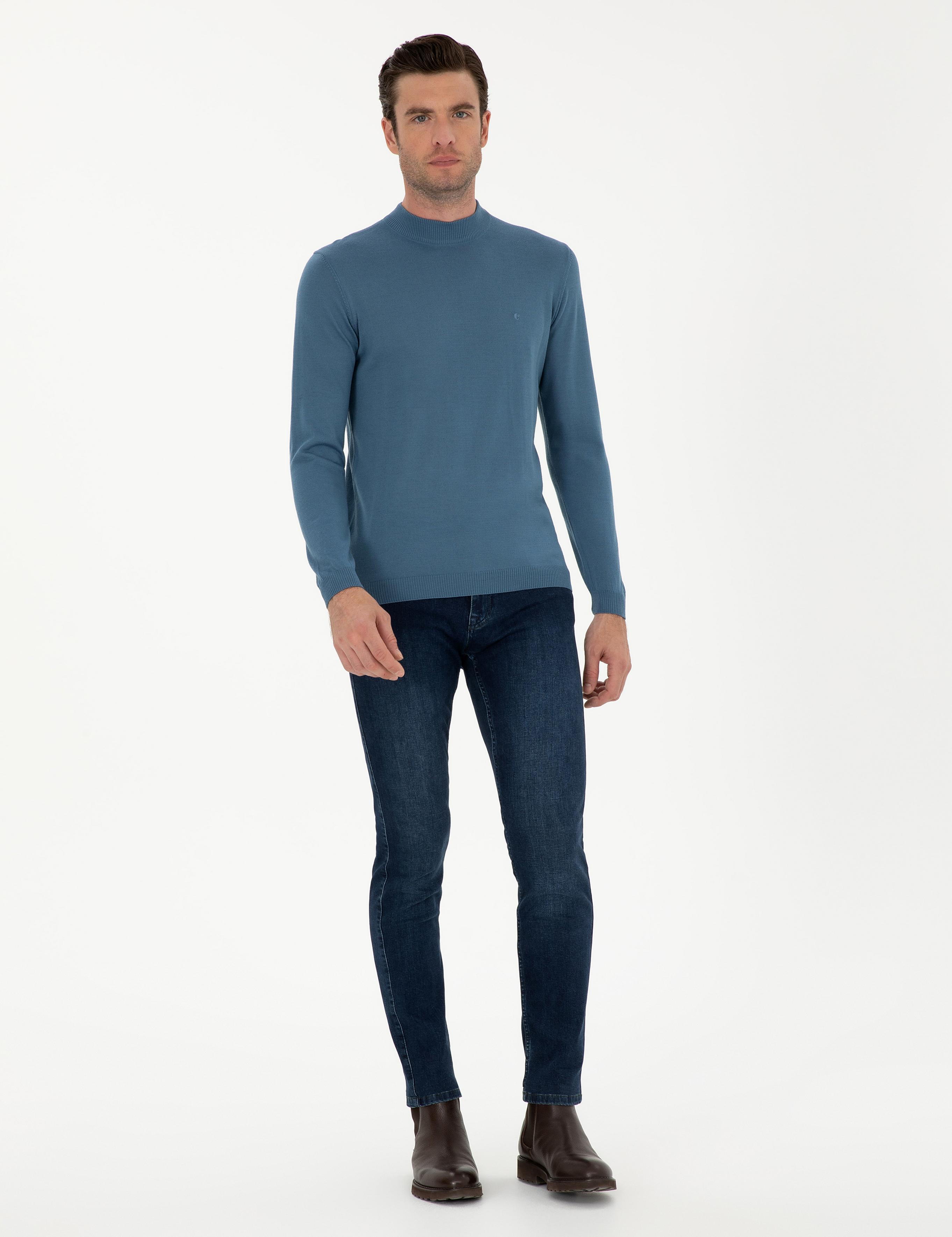 Saks Slim Fit Basic Kazak - 50257712064