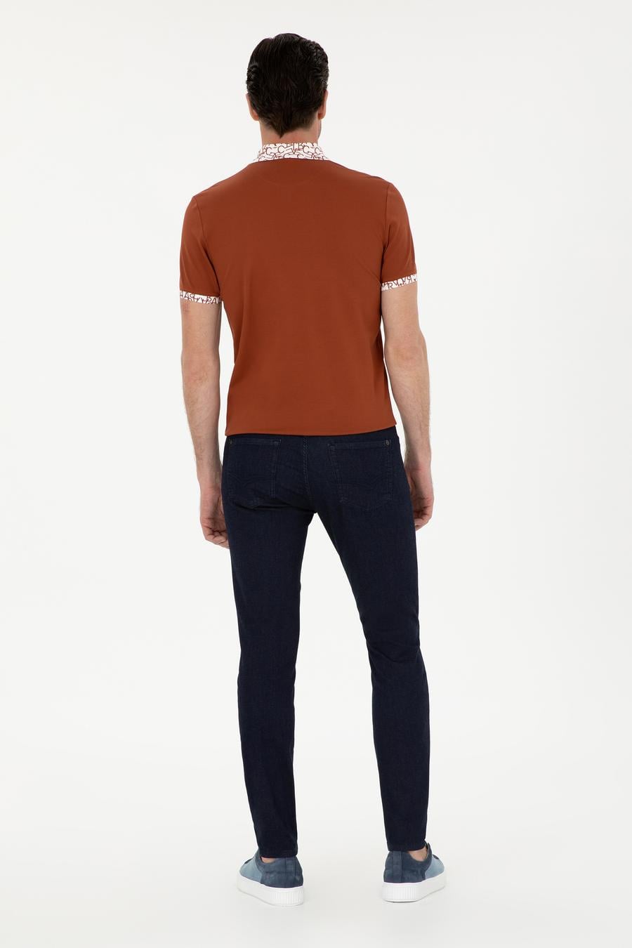 Lacivert Slim Fit Pamuk Karışımlı Jean Pantolon - 50287885033