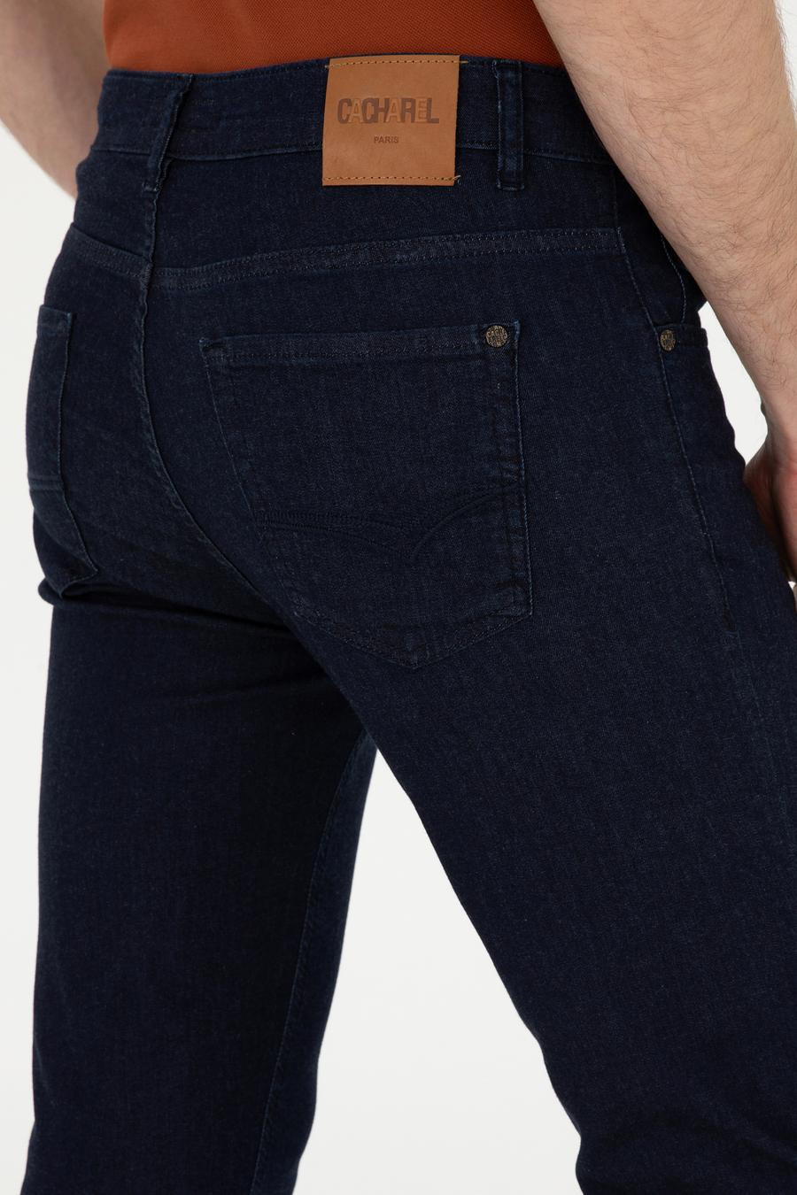 Lacivert Slim Fit Pamuk Karışımlı Jean Pantolon - 50287885033