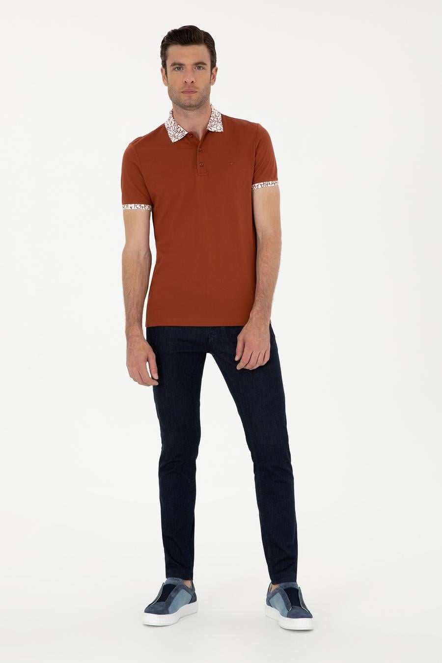 Lacivert Slim Fit Pamuk Karışımlı Jean Pantolon - 50287885033