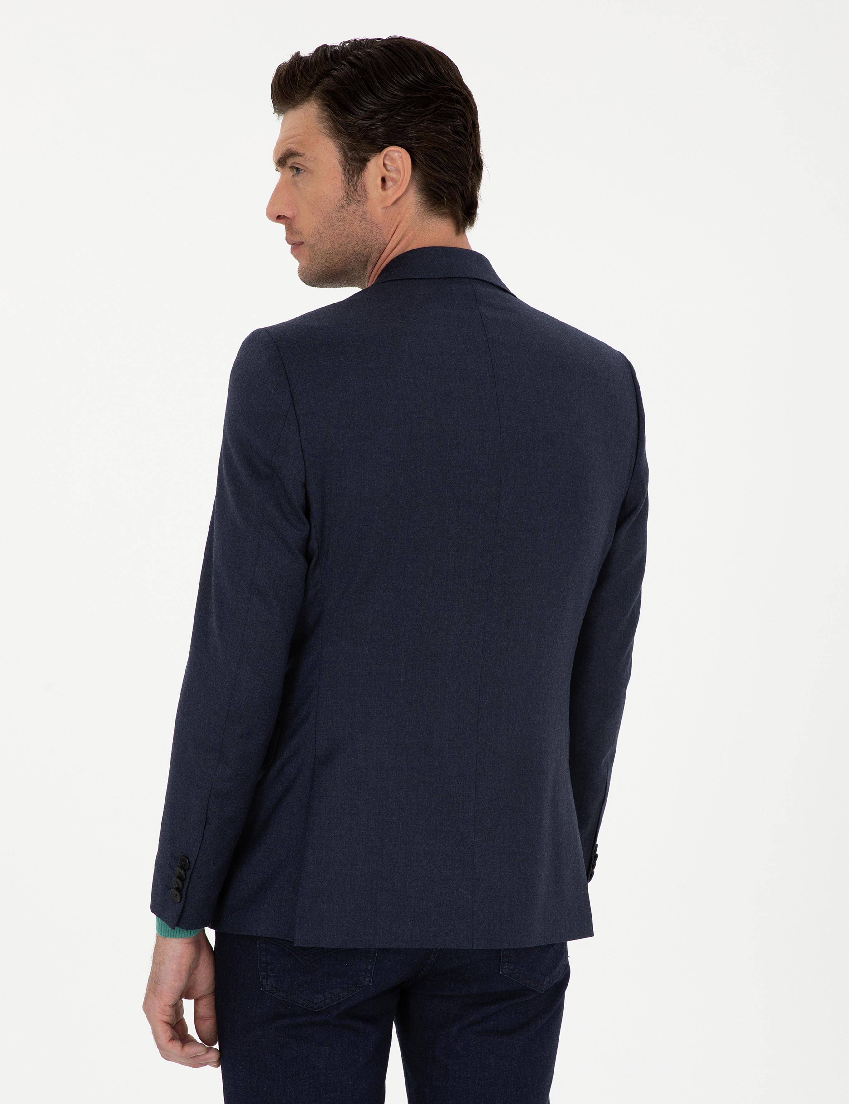Lacivert Slim Fit Ceket - 50270152104