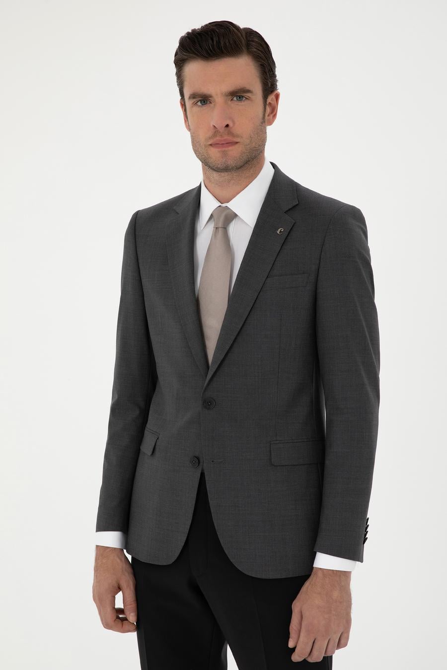 Füme Slim Fit Ceket - 50258857143