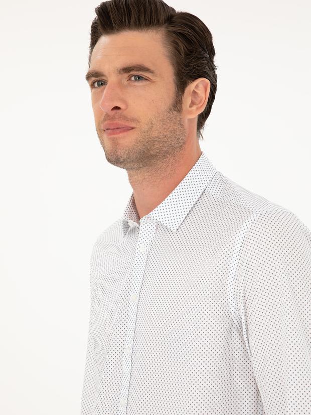 Lacivert Slim Fit Gömlek