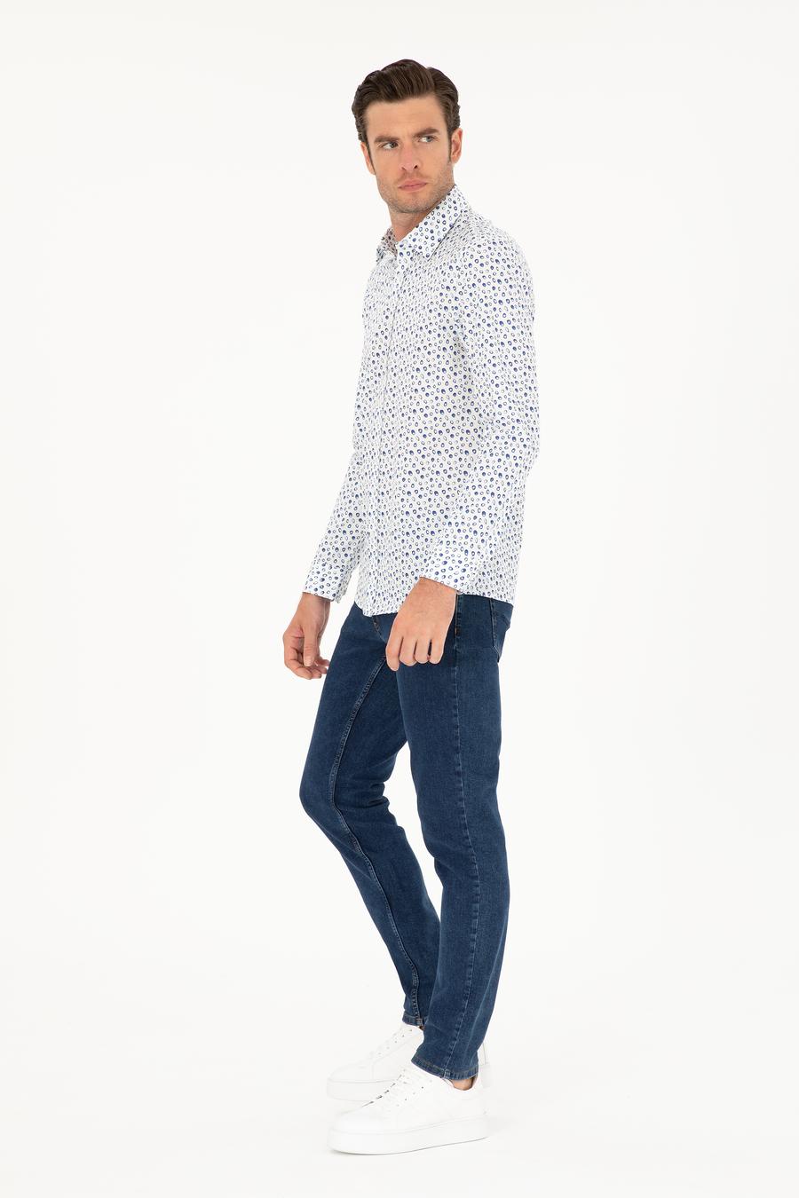 Mavi Slim Fit Uzun Kollu Gömlek - 50233358006