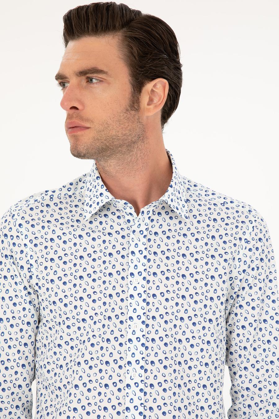 Mavi Slim Fit Uzun Kollu Gömlek - 50233358006