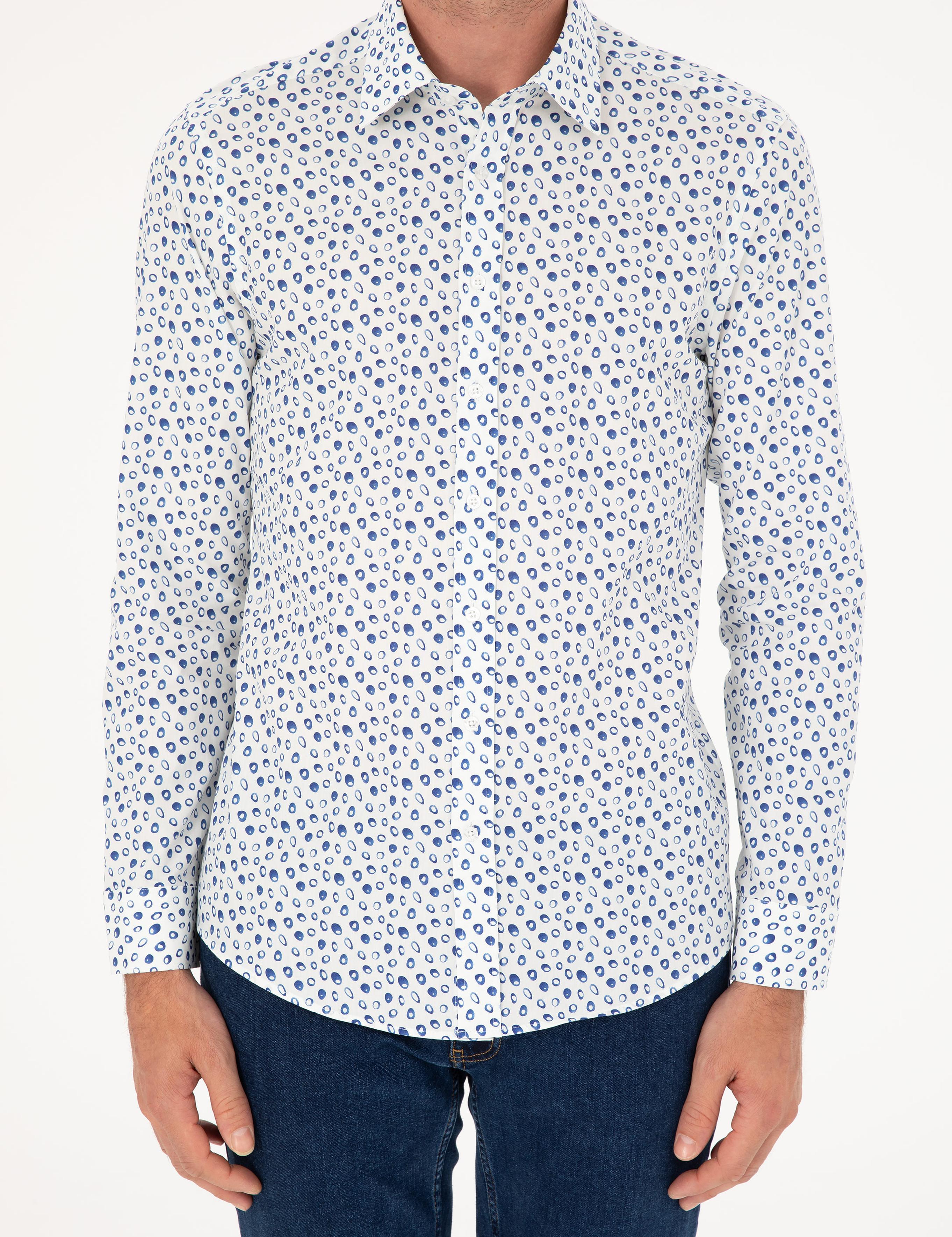 Mavi Slim Fit Uzun Kollu Gömlek - 50233358006