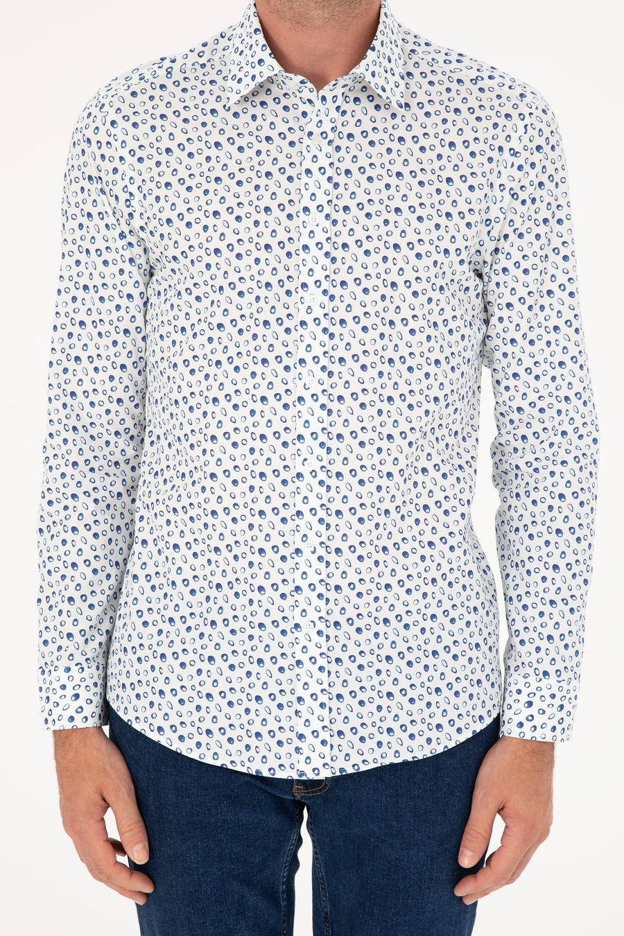 Mavi Slim Fit Uzun Kollu Gömlek - 50233358006