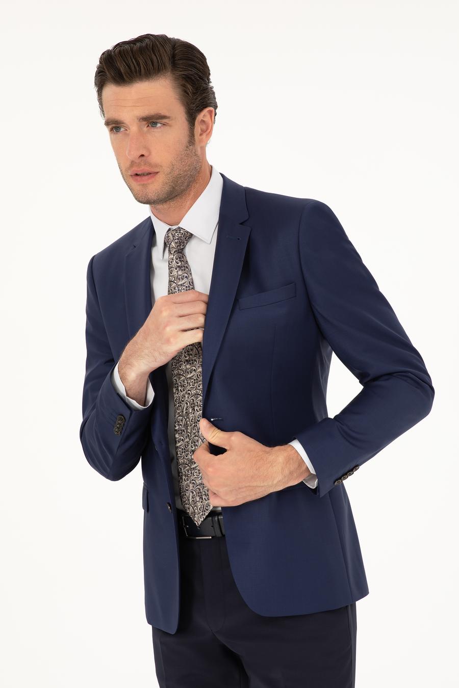 İndigo Slim Fit Ceket - 50187412068