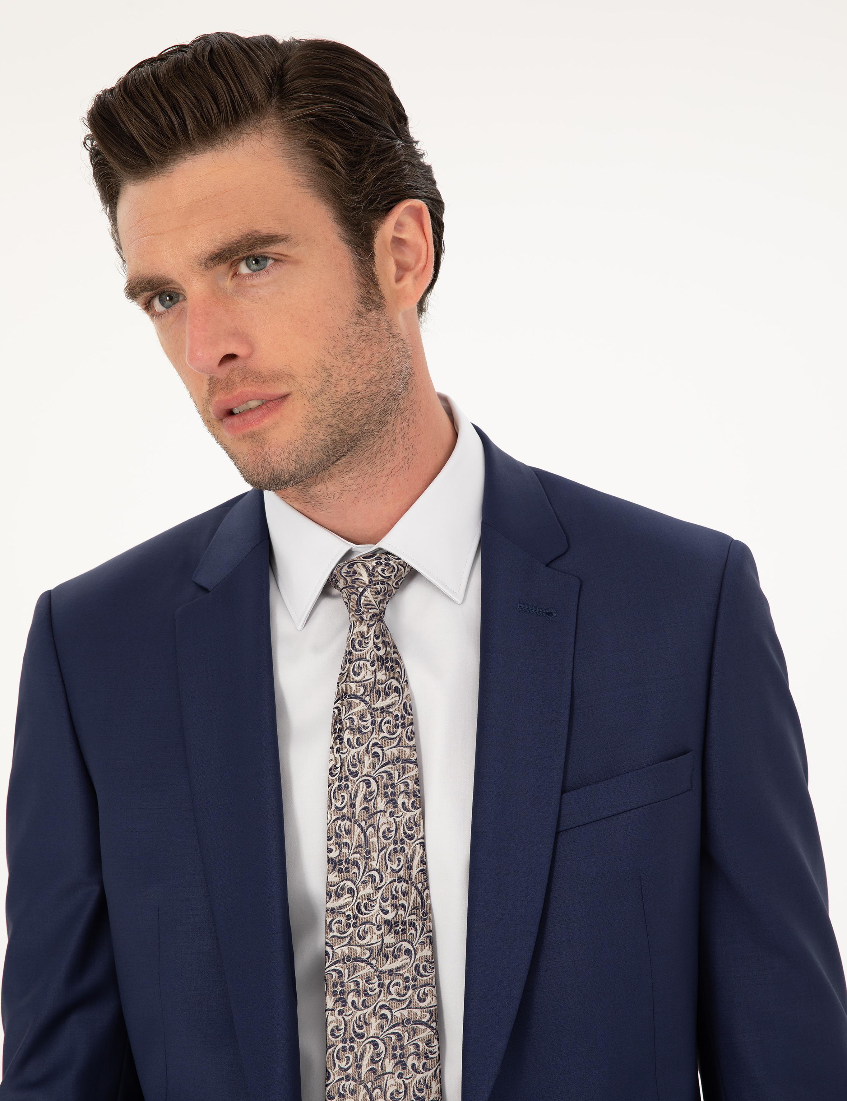 İndigo Slim Fit Ceket - 50187412068