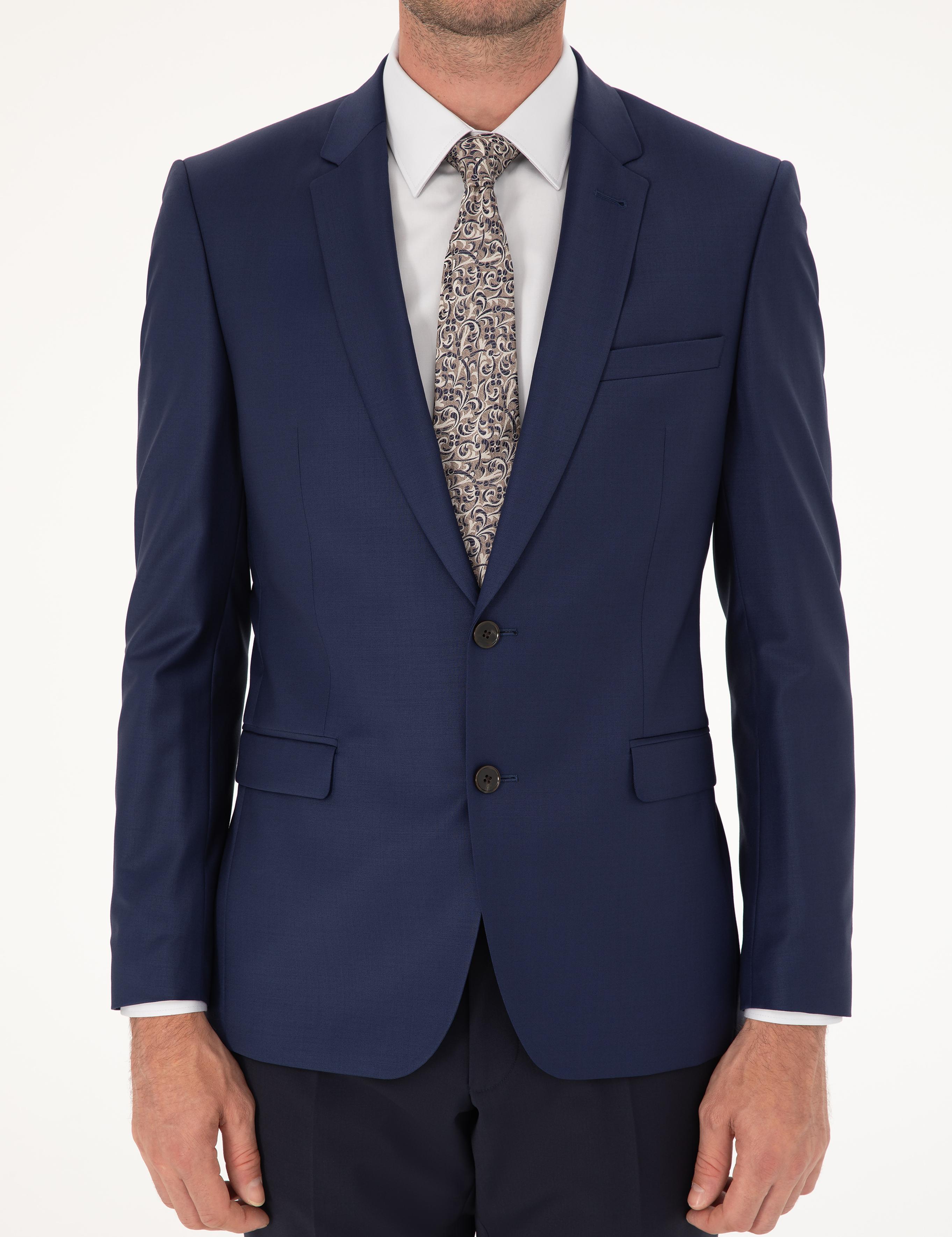 İndigo Slim Fit Ceket - 50187412068