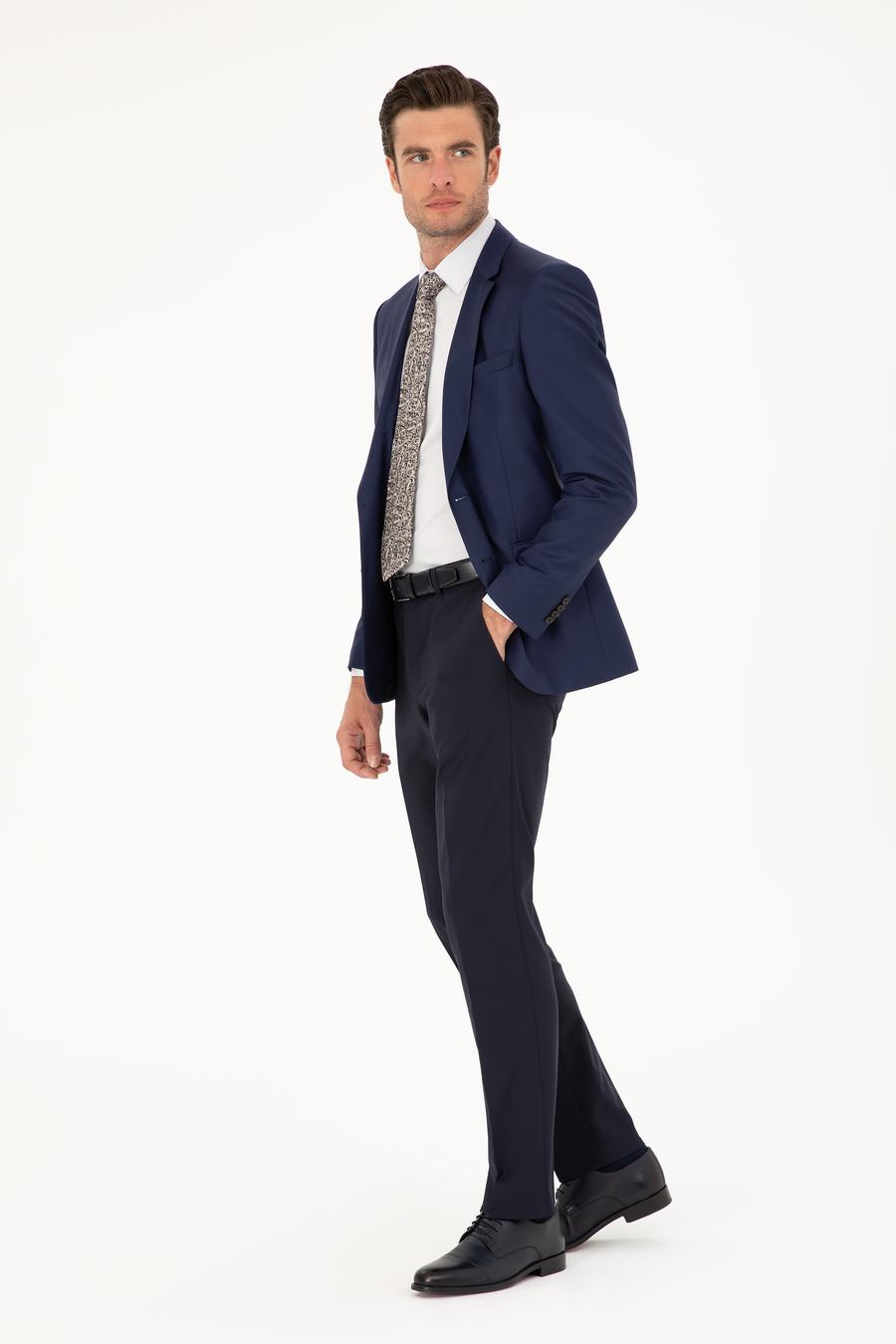 İndigo Slim Fit Ceket - 50187412068