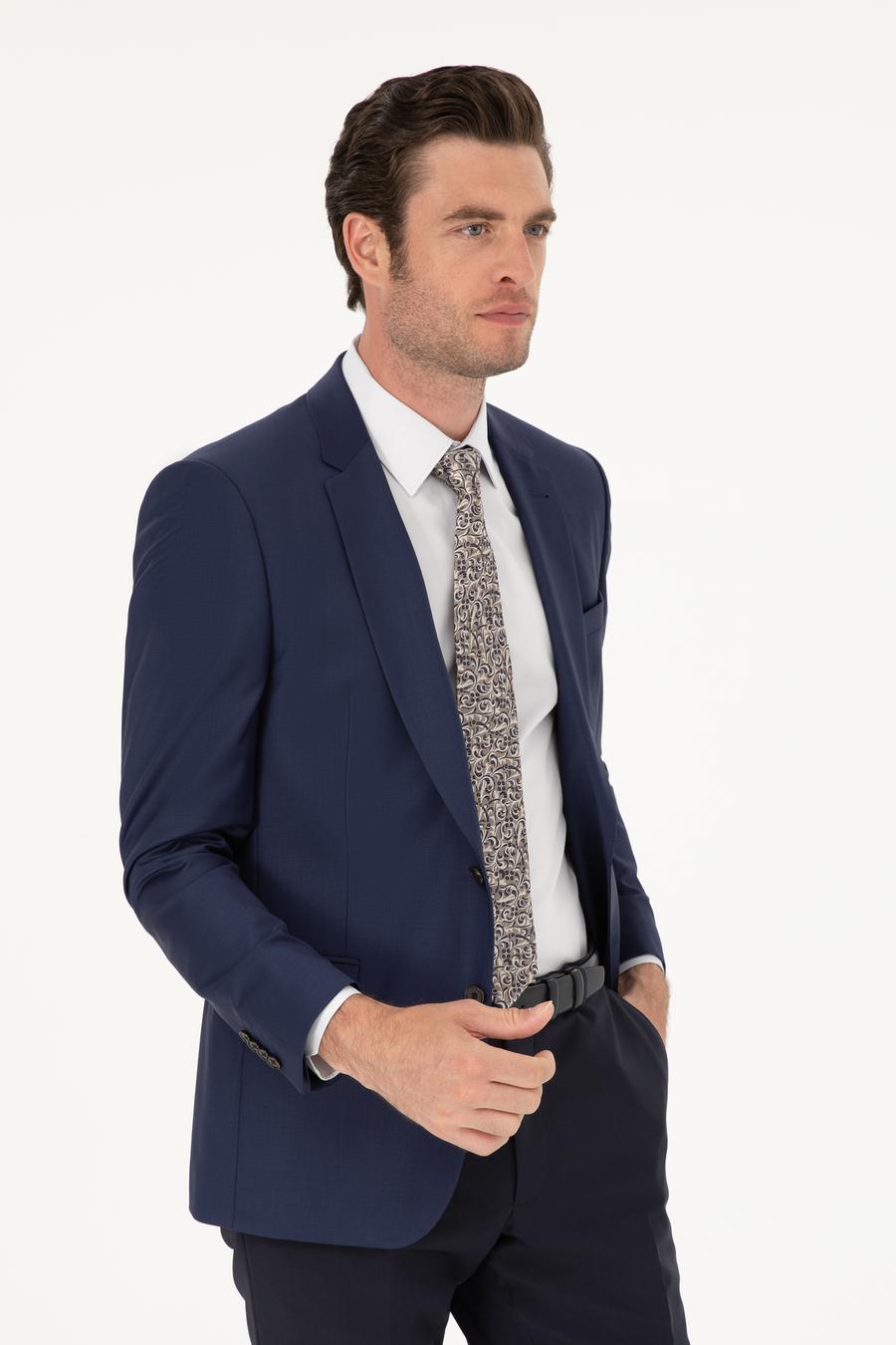 İndigo Slim Fit Ceket - 50187412068