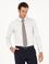 Açık Gri Slim Fit Uzun Kollu Basic Gömlek