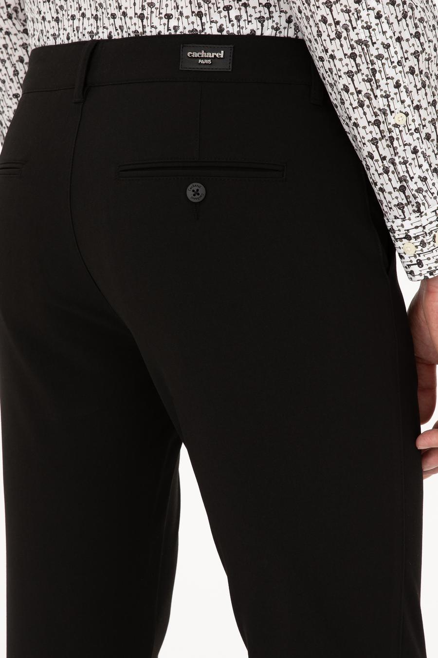 Siyah Slim Fit Kanvas Pantolon - 50274706143