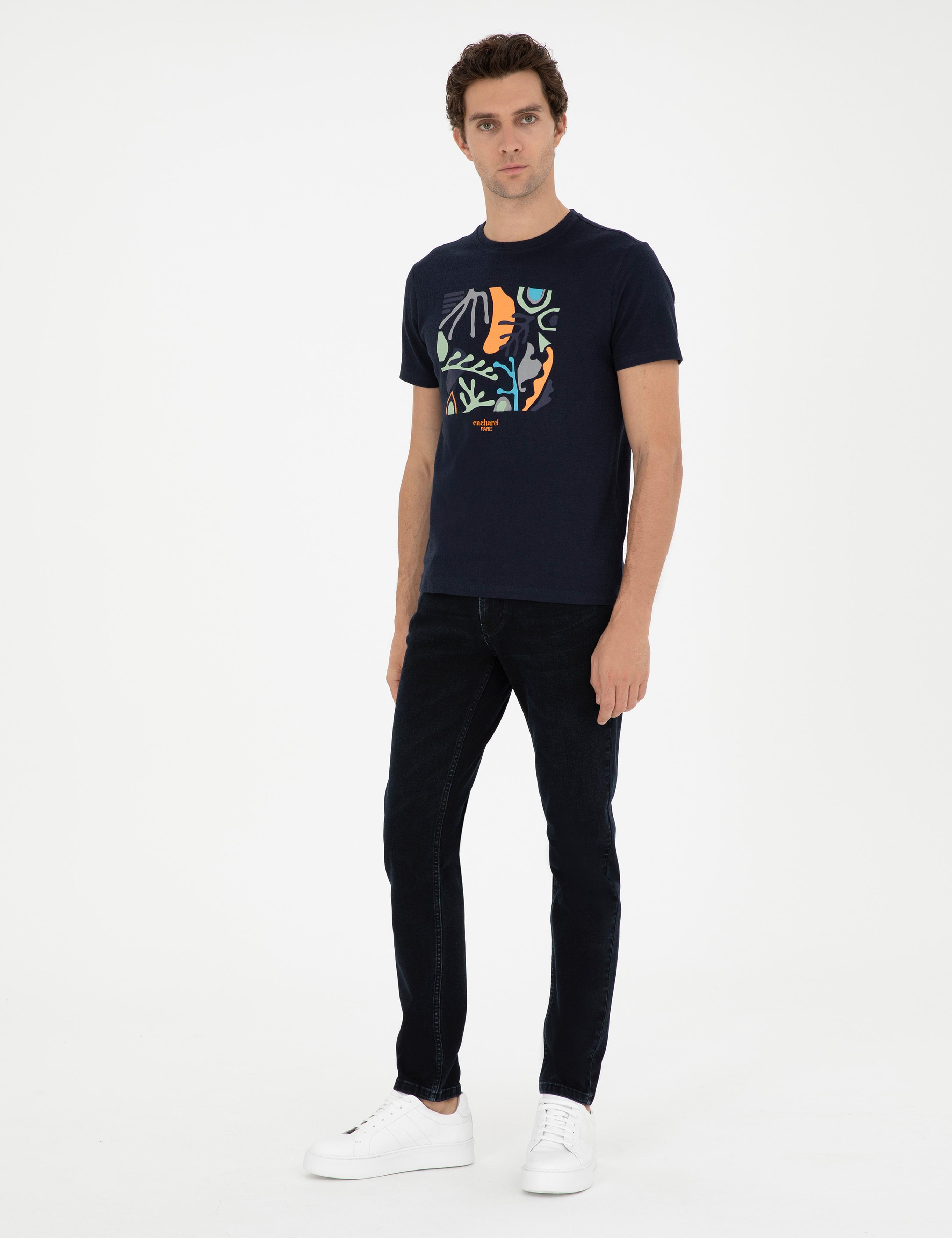 Lacivert Slim Fit Jean Pantolon - 50294181077