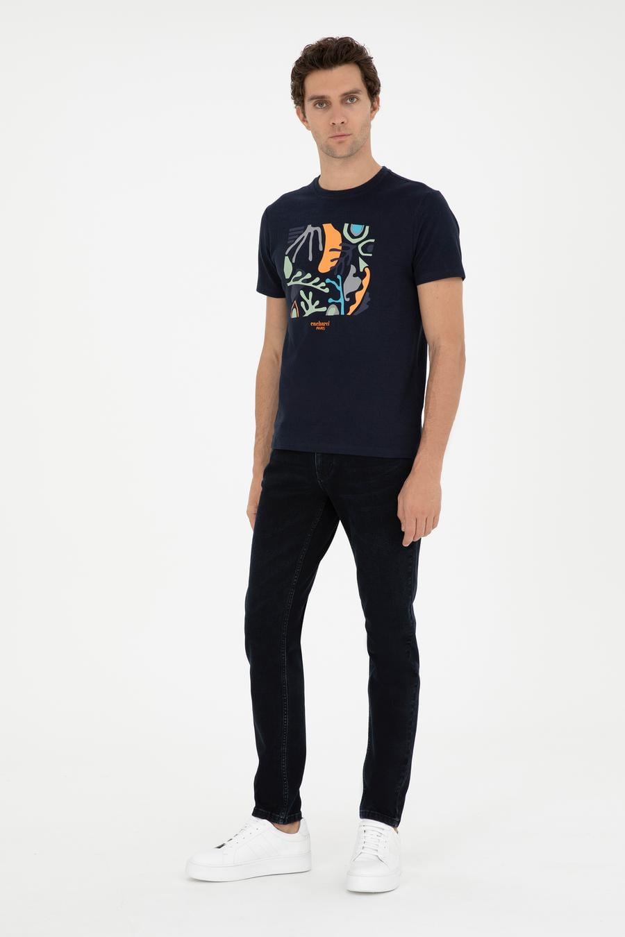 Lacivert Slim Fit Jean Pantolon - 50294181077