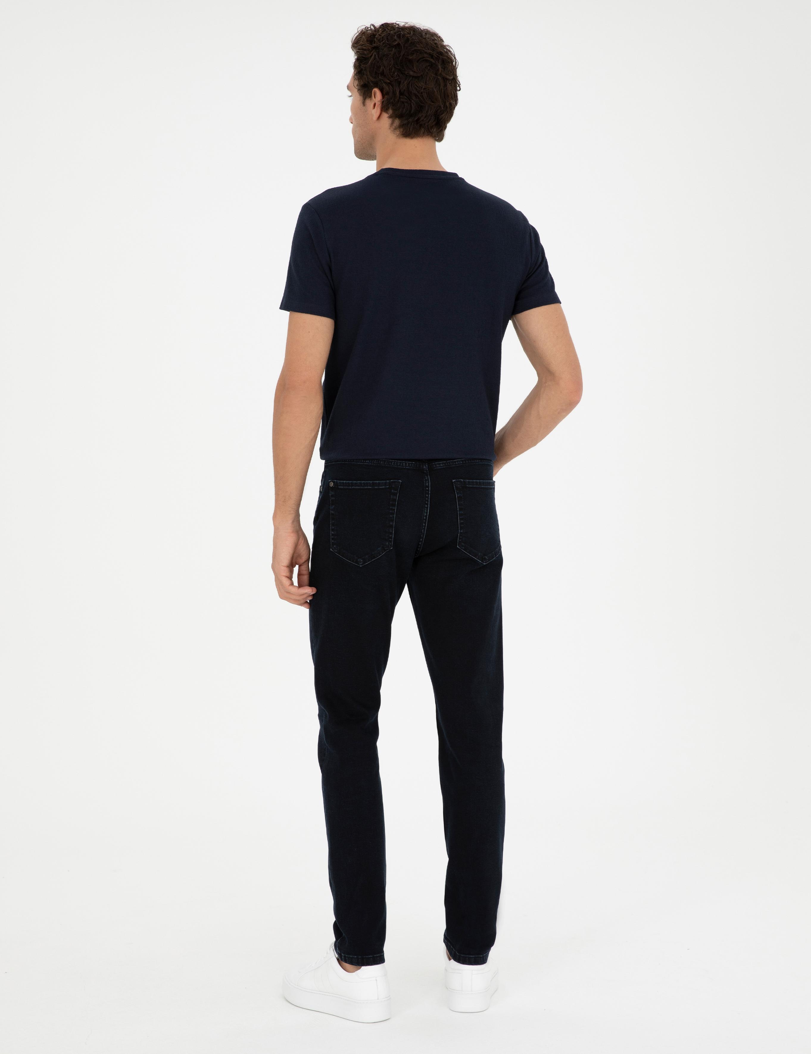 Lacivert Slim Fit Jean Pantolon - 50294181077
