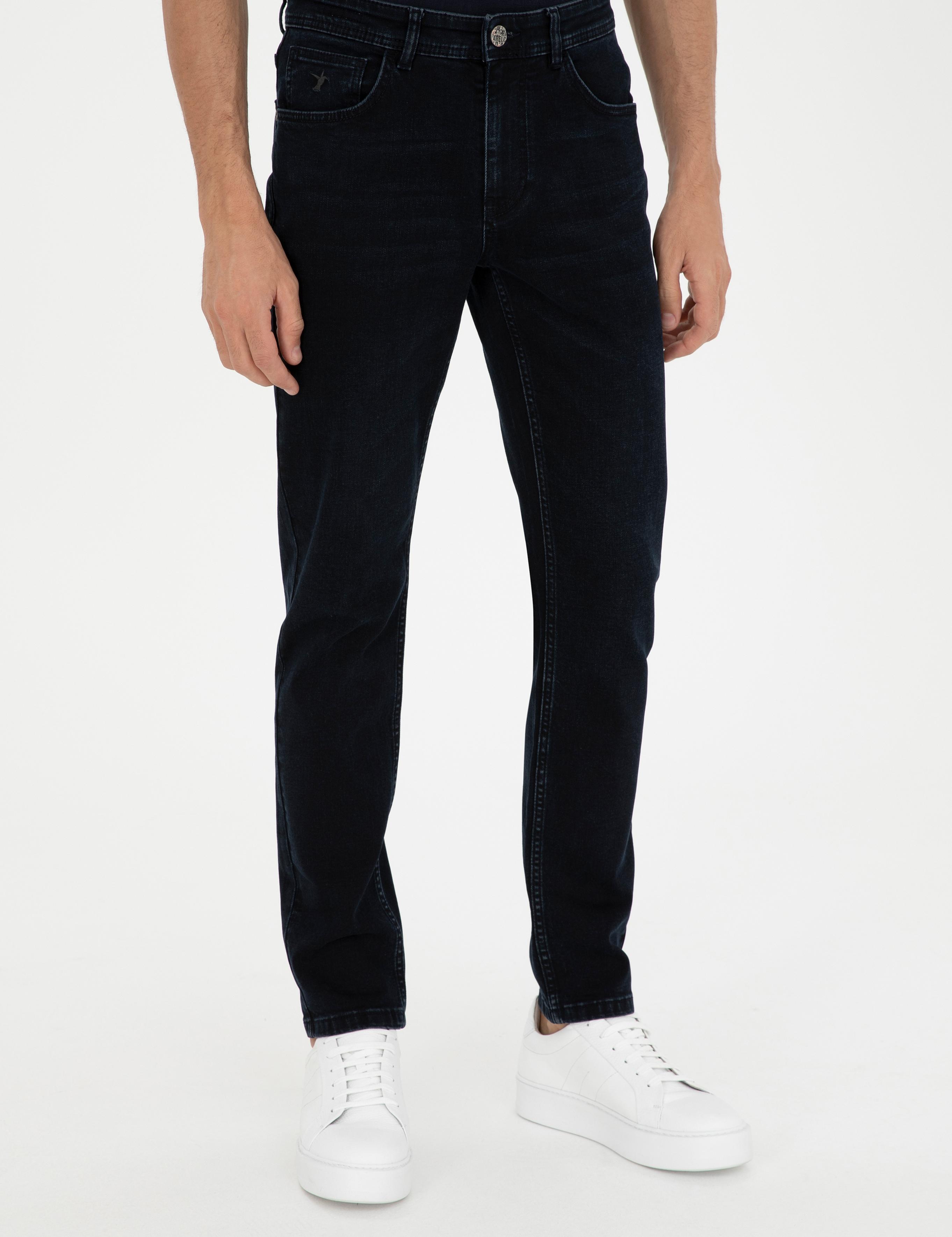 Lacivert Slim Fit Jean Pantolon - 50294181077