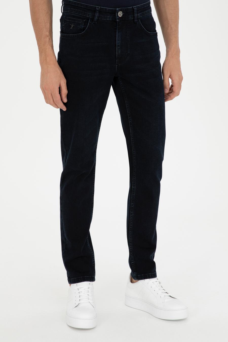 Lacivert Slim Fit Jean Pantolon - 50294181077