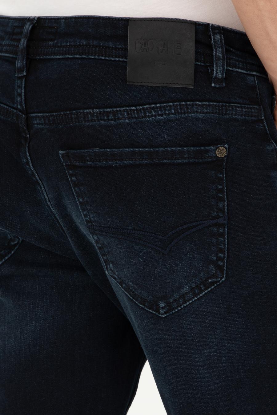 Açık Lacivert Slim Fit Pamuk Karışımlı Jean Pantolon - 50294068062