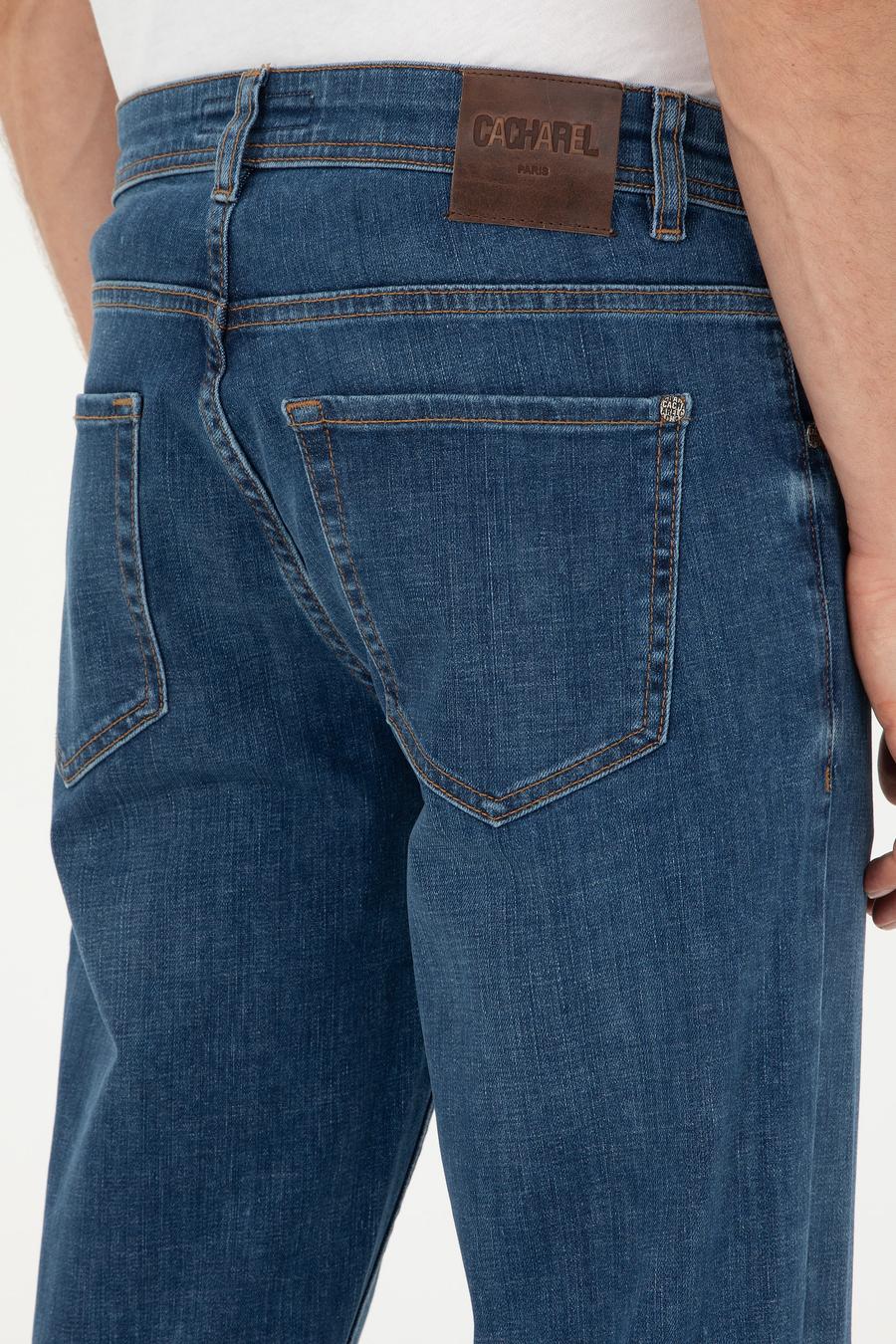 Lacivert Slim Fit Pamuk Karışımlı Jean Pantolon - 50293279072