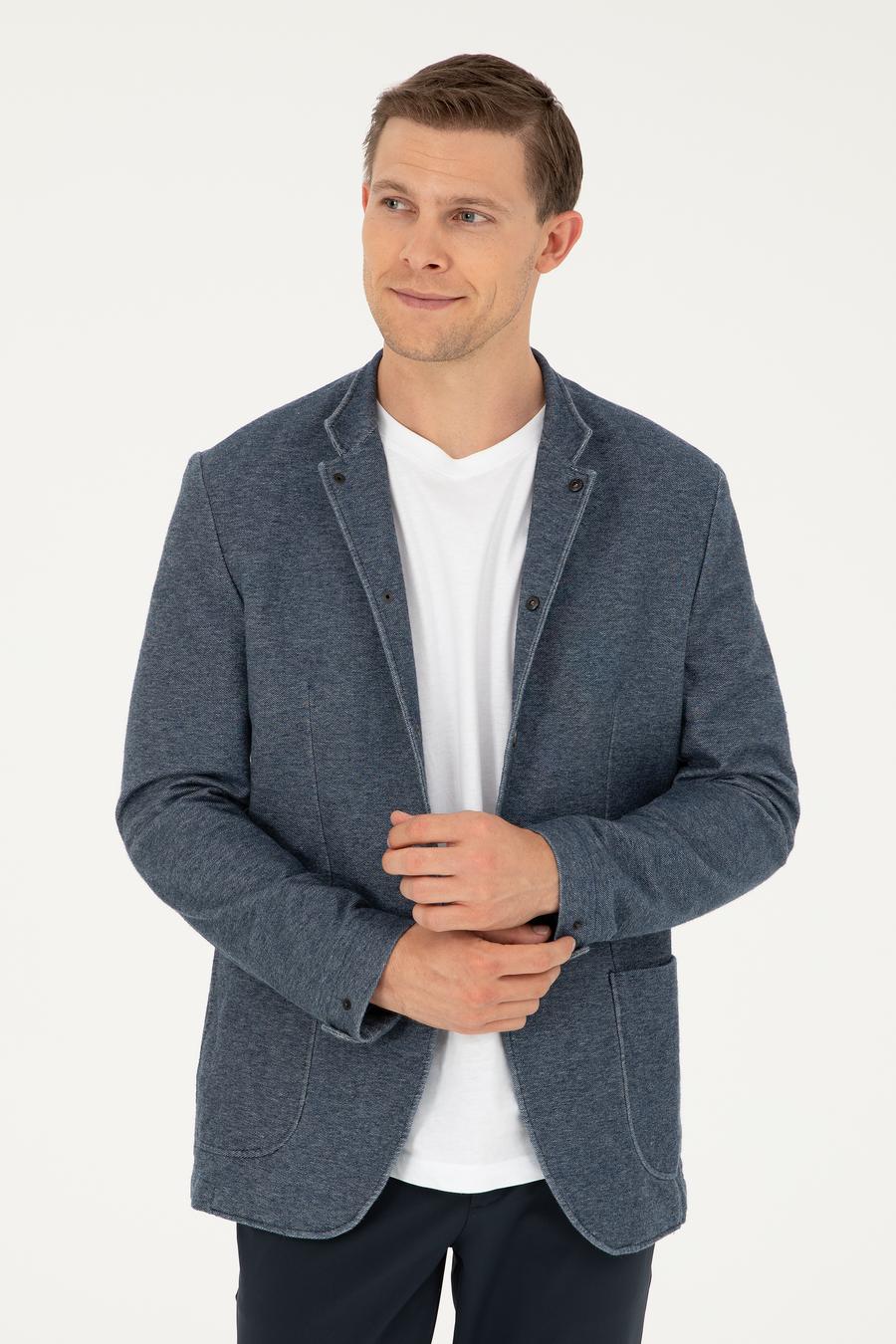 Lacivert Slim Fit Ceket - 50280698005