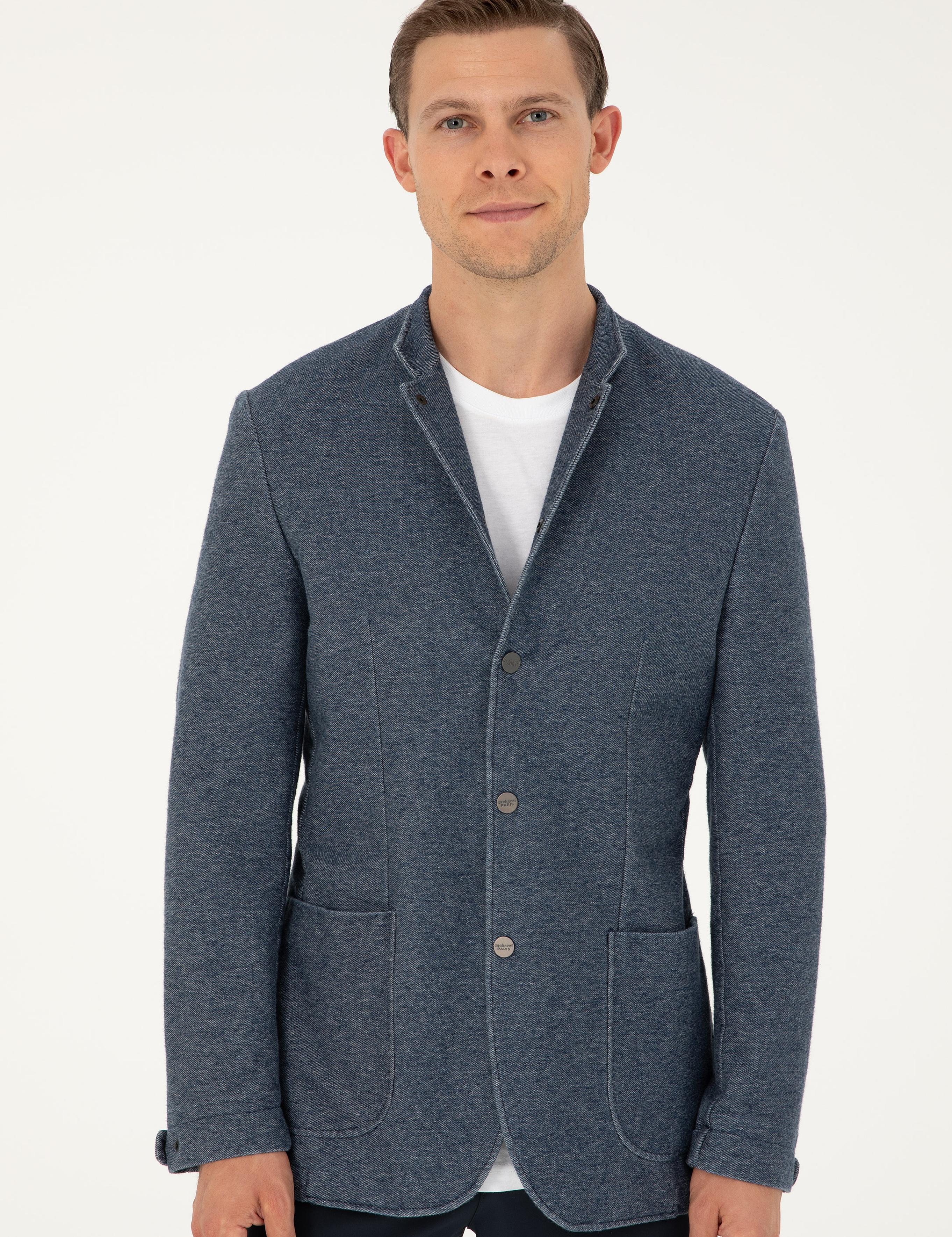Lacivert Slim Fit Ceket - 50280698005