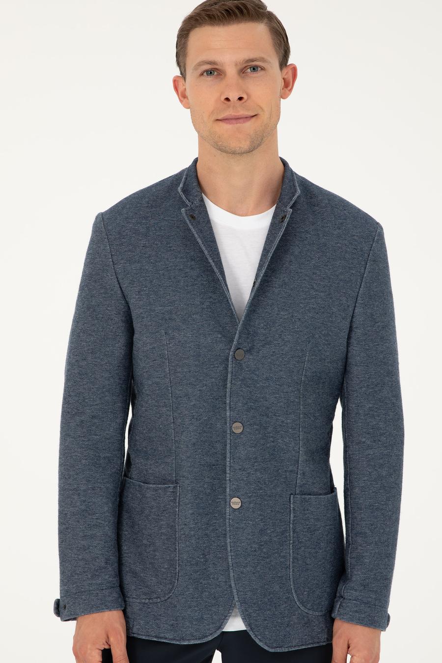 Lacivert Slim Fit Ceket - 50280698005